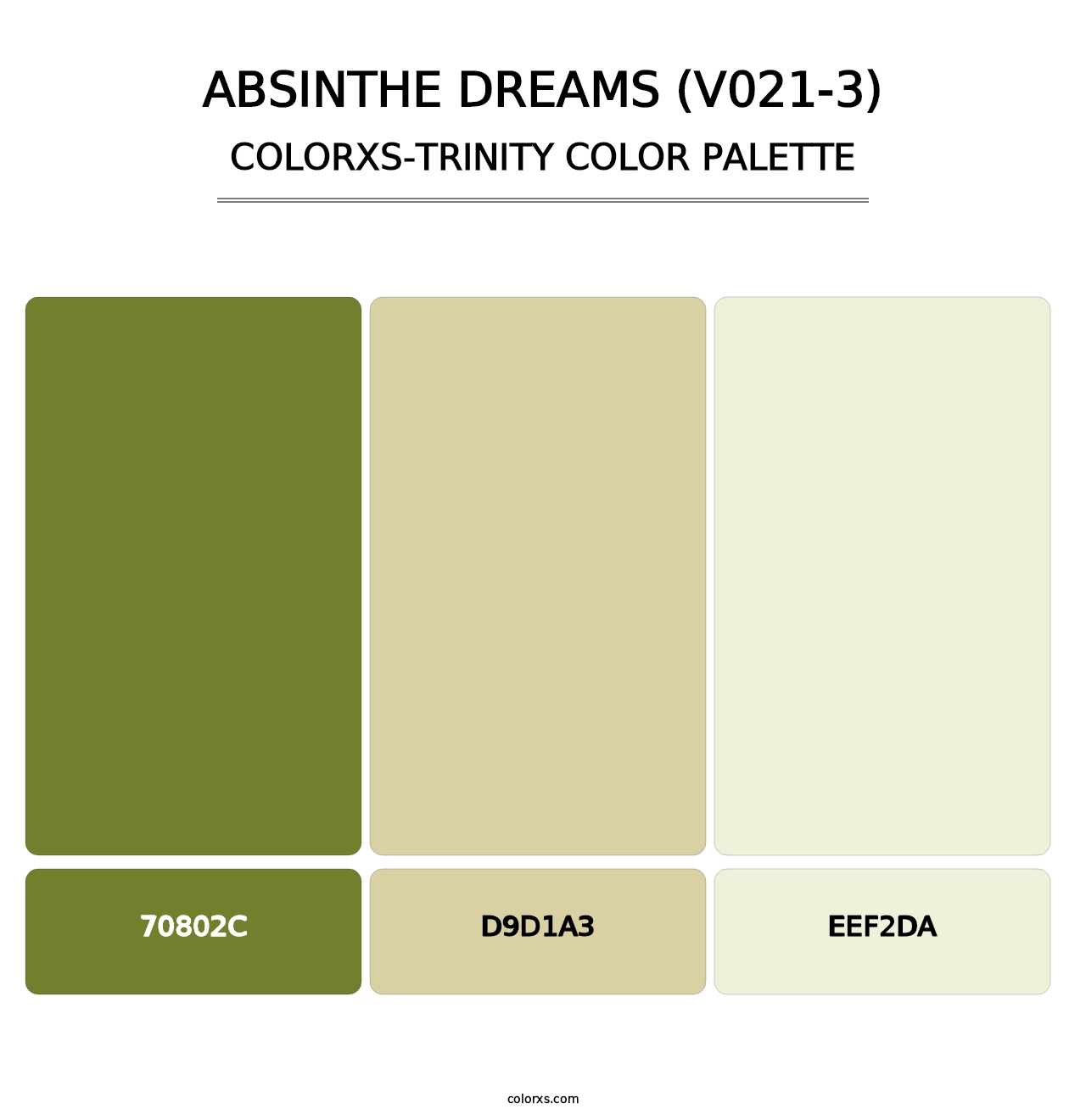 Absinthe Dreams (V021-3) - Colorxs Trinity Palette