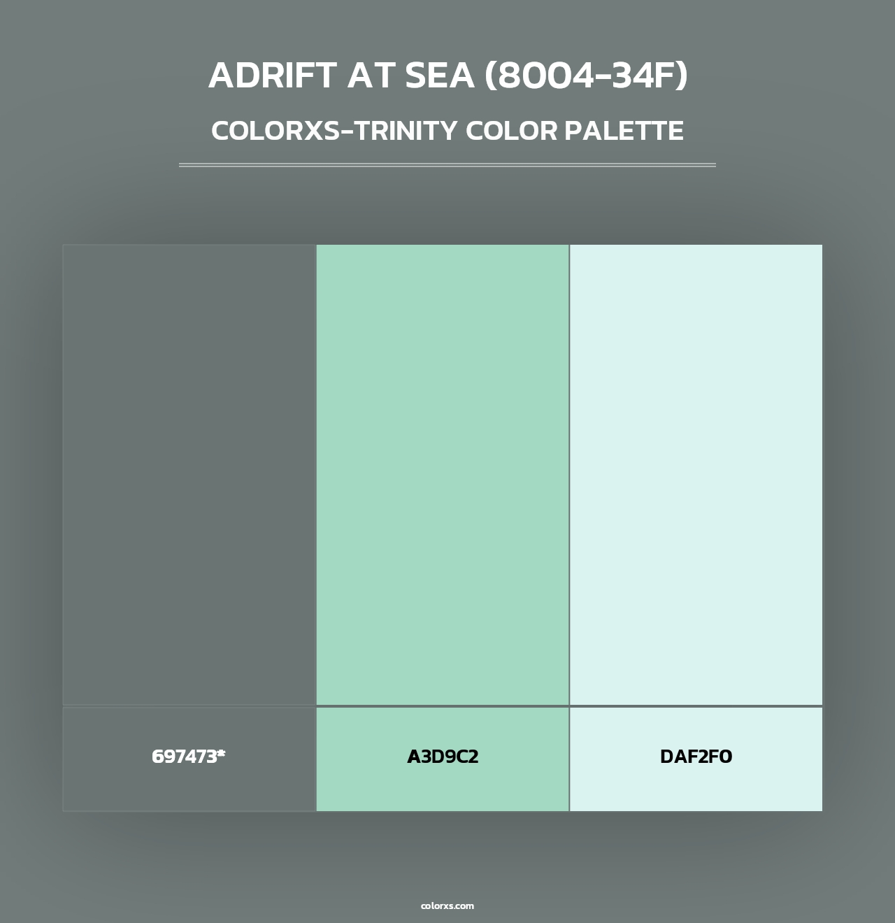 Adrift at Sea (8004-34F) - Colorxs Trinity Palette