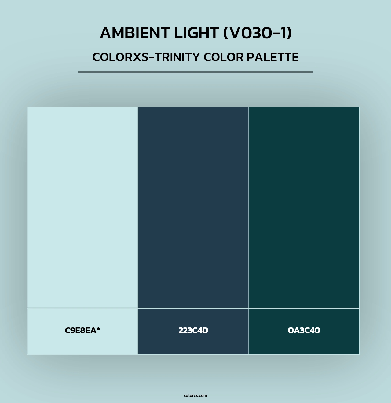 Ambient Light (V030-1) - Colorxs Trinity Palette