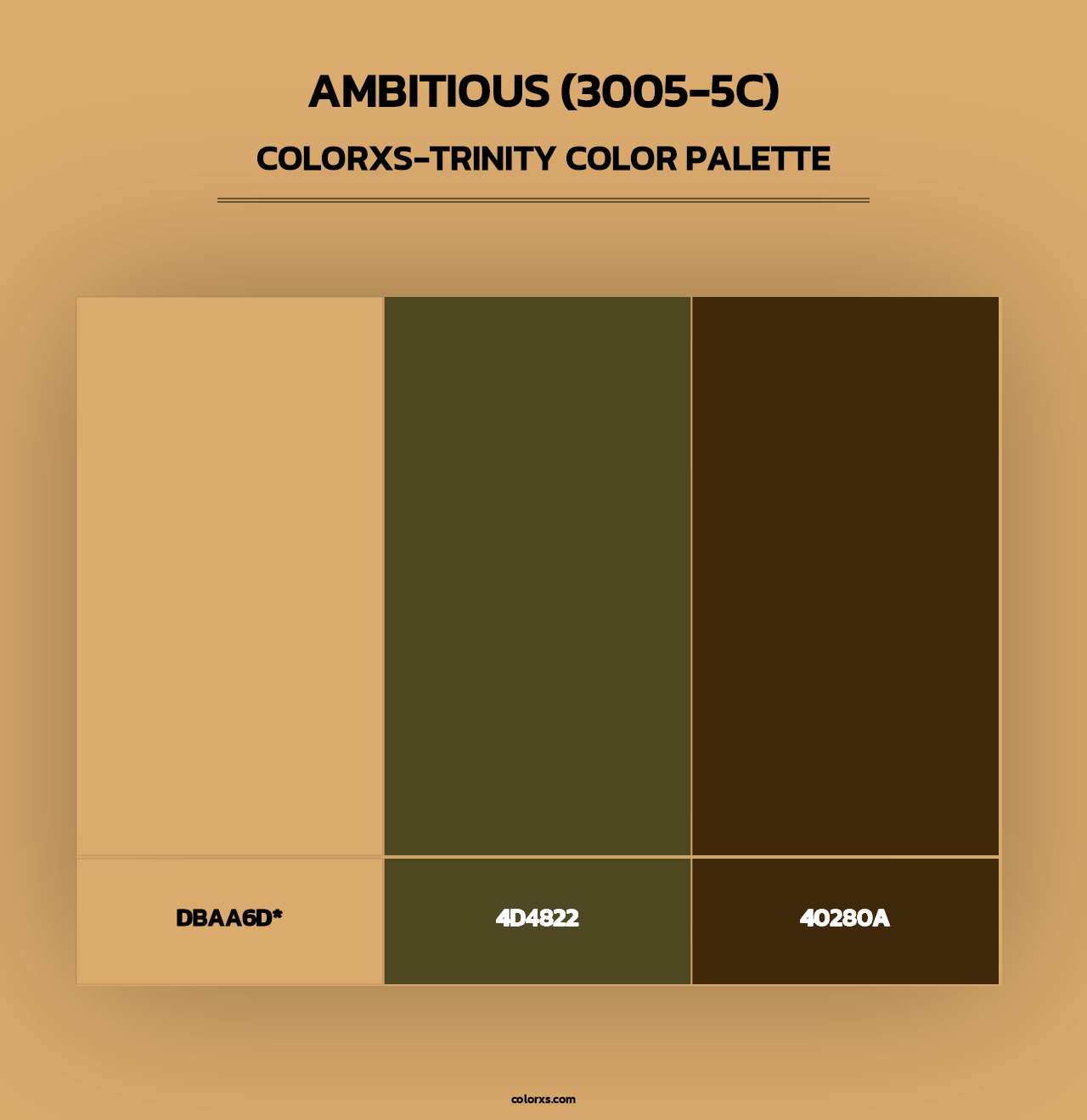 Ambitious (3005-5C) - Colorxs Trinity Palette