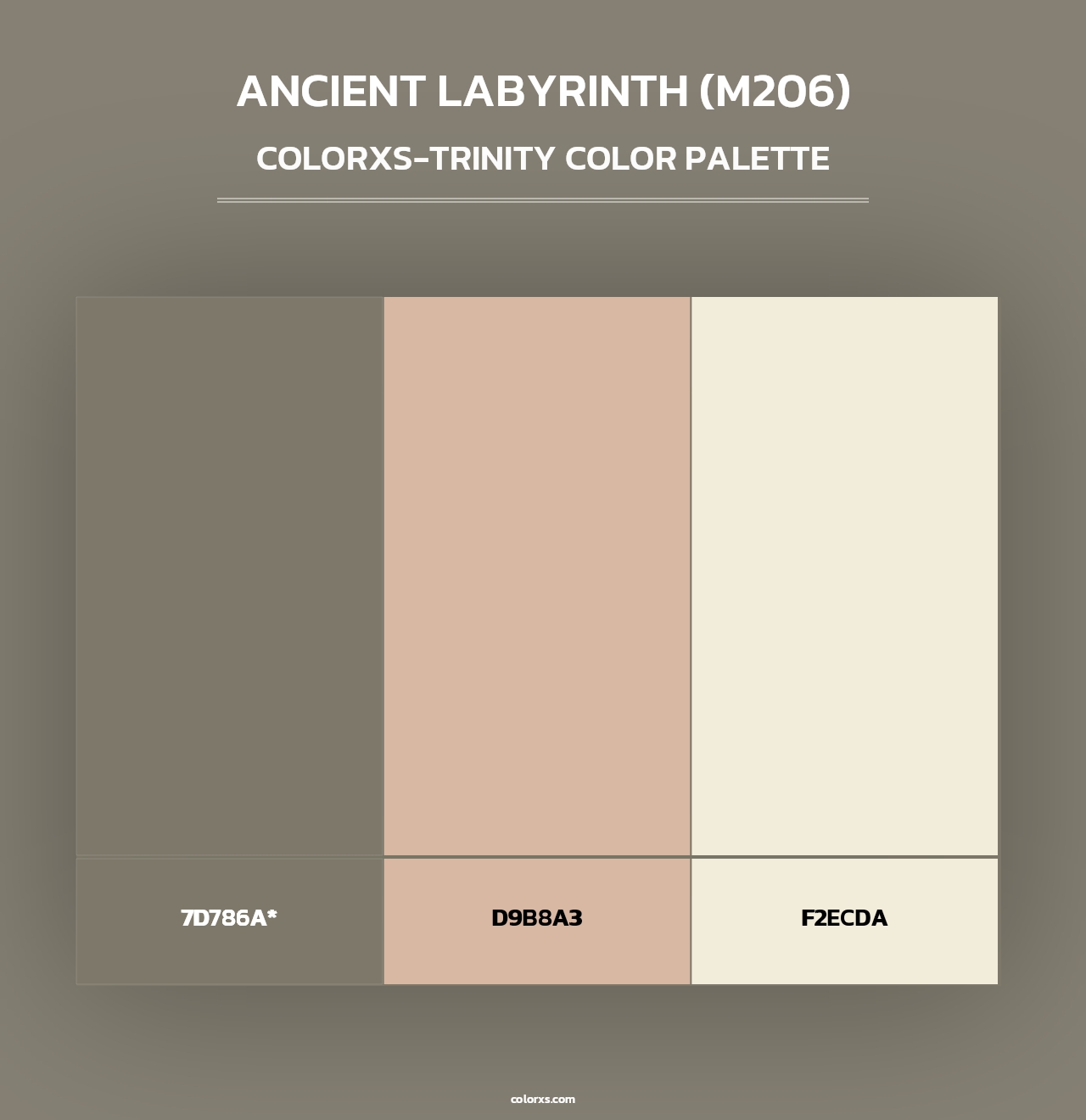 Ancient Labyrinth (M206) - Colorxs Trinity Palette