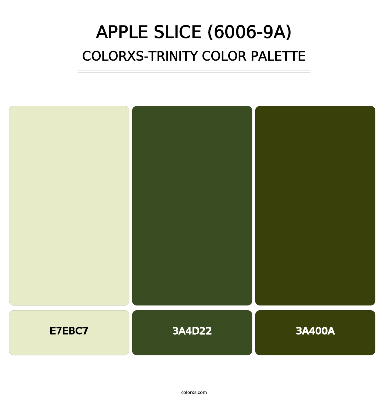 Apple Slice (6006-9A) - Colorxs Trinity Palette
