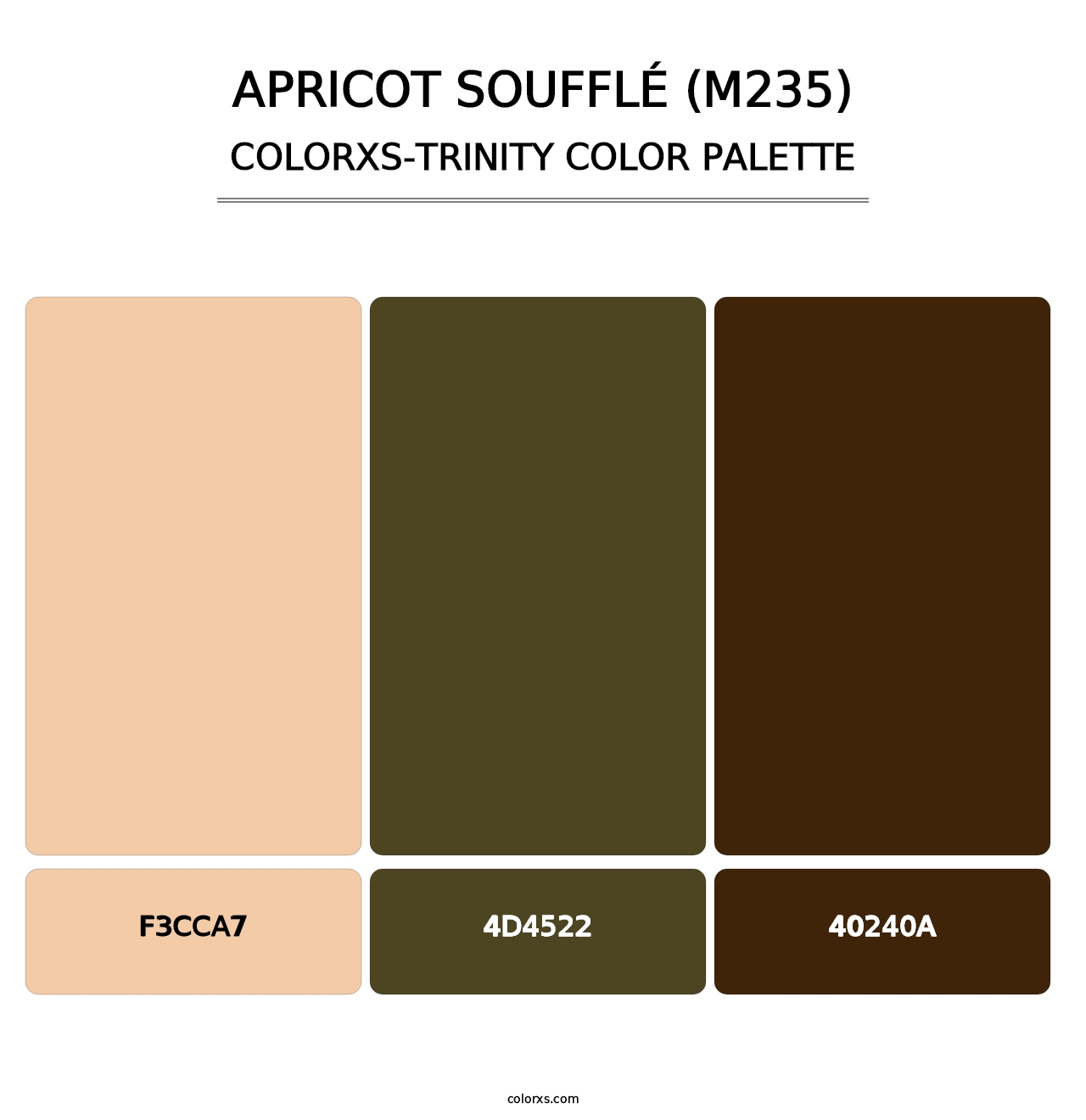 Apricot Soufflé (M235) - Colorxs Trinity Palette