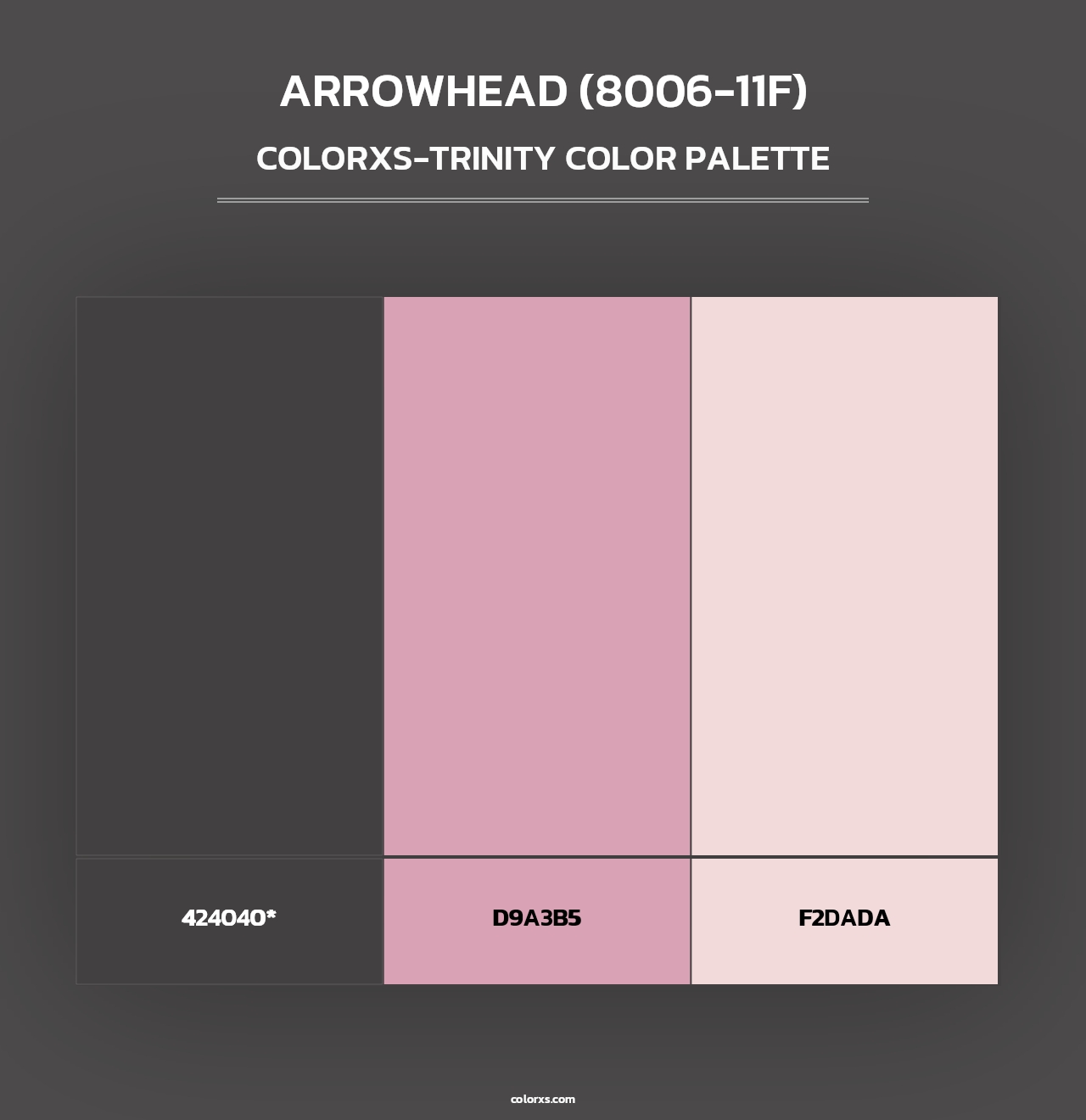 Arrowhead (8006-11F) - Colorxs Trinity Palette
