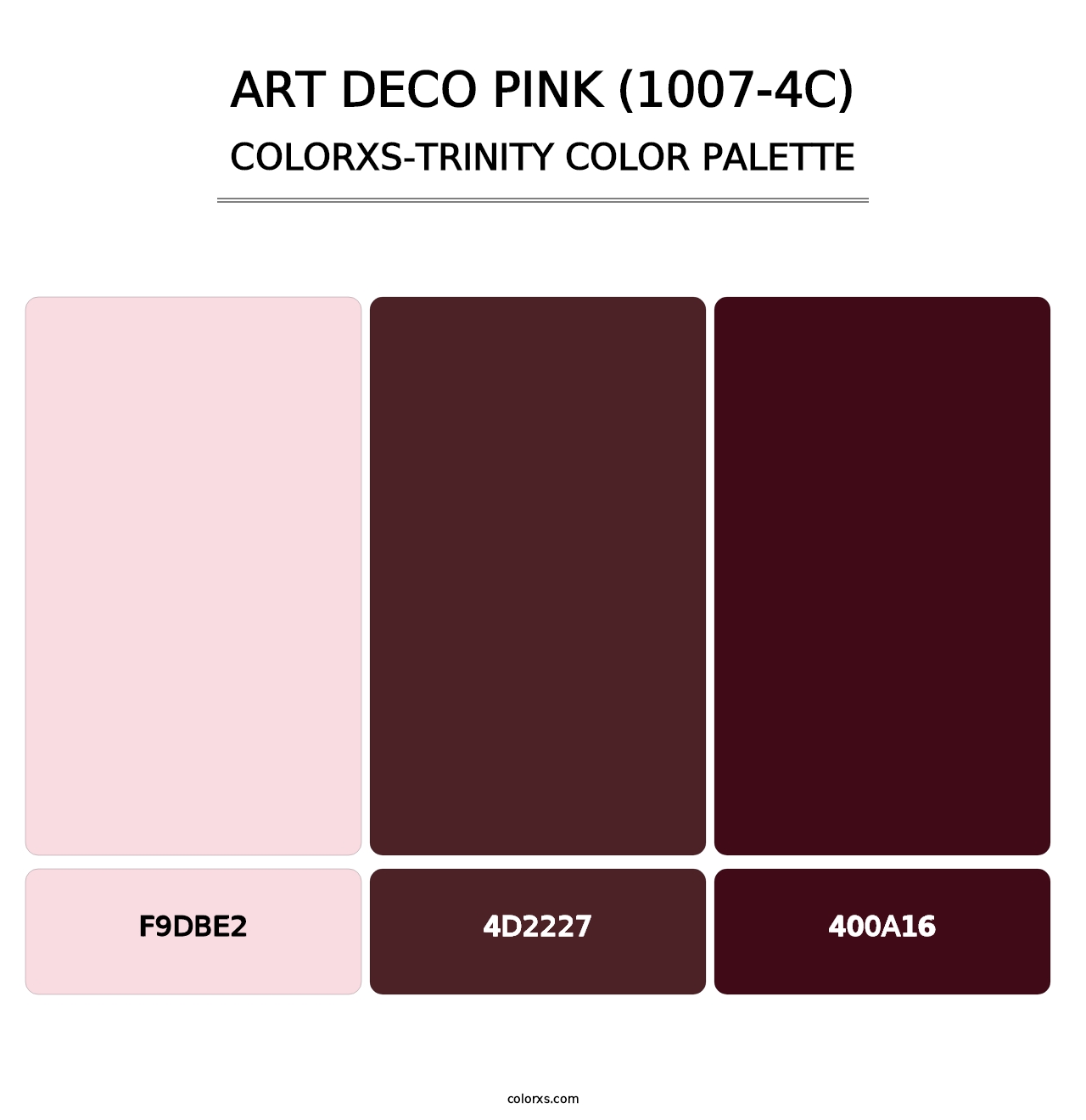Art Deco Pink (1007-4C) - Colorxs Trinity Palette