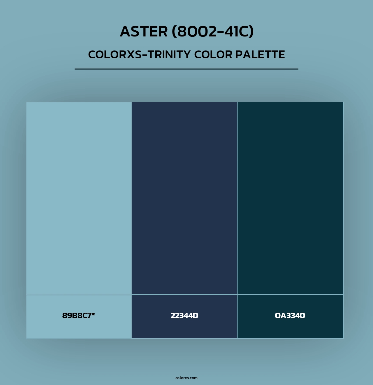 Aster (8002-41C) - Colorxs Trinity Palette