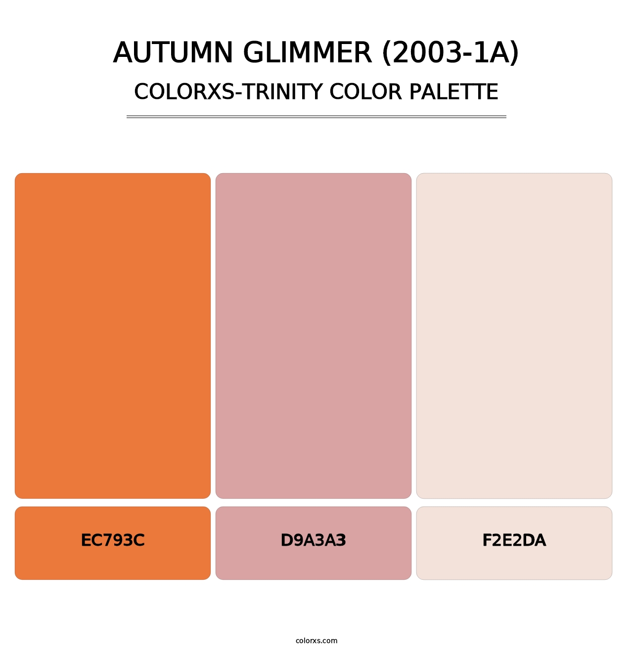 Autumn Glimmer (2003-1A) - Colorxs Trinity Palette
