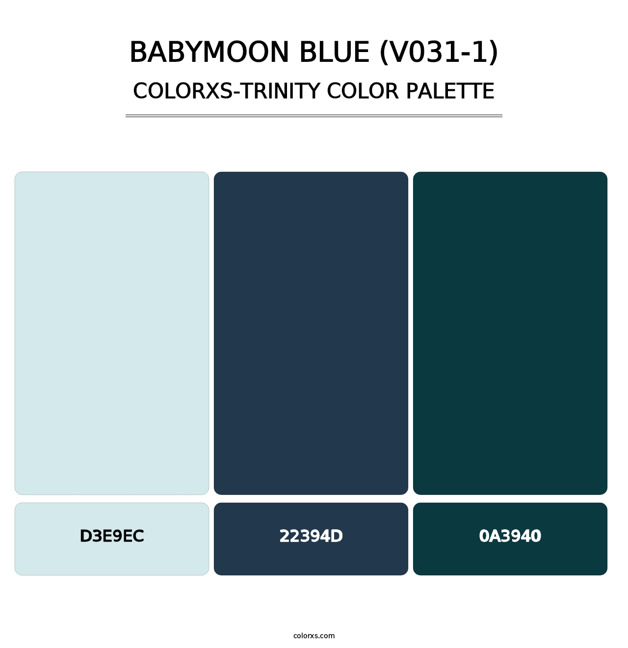 Babymoon Blue (V031-1) - Colorxs Trinity Palette