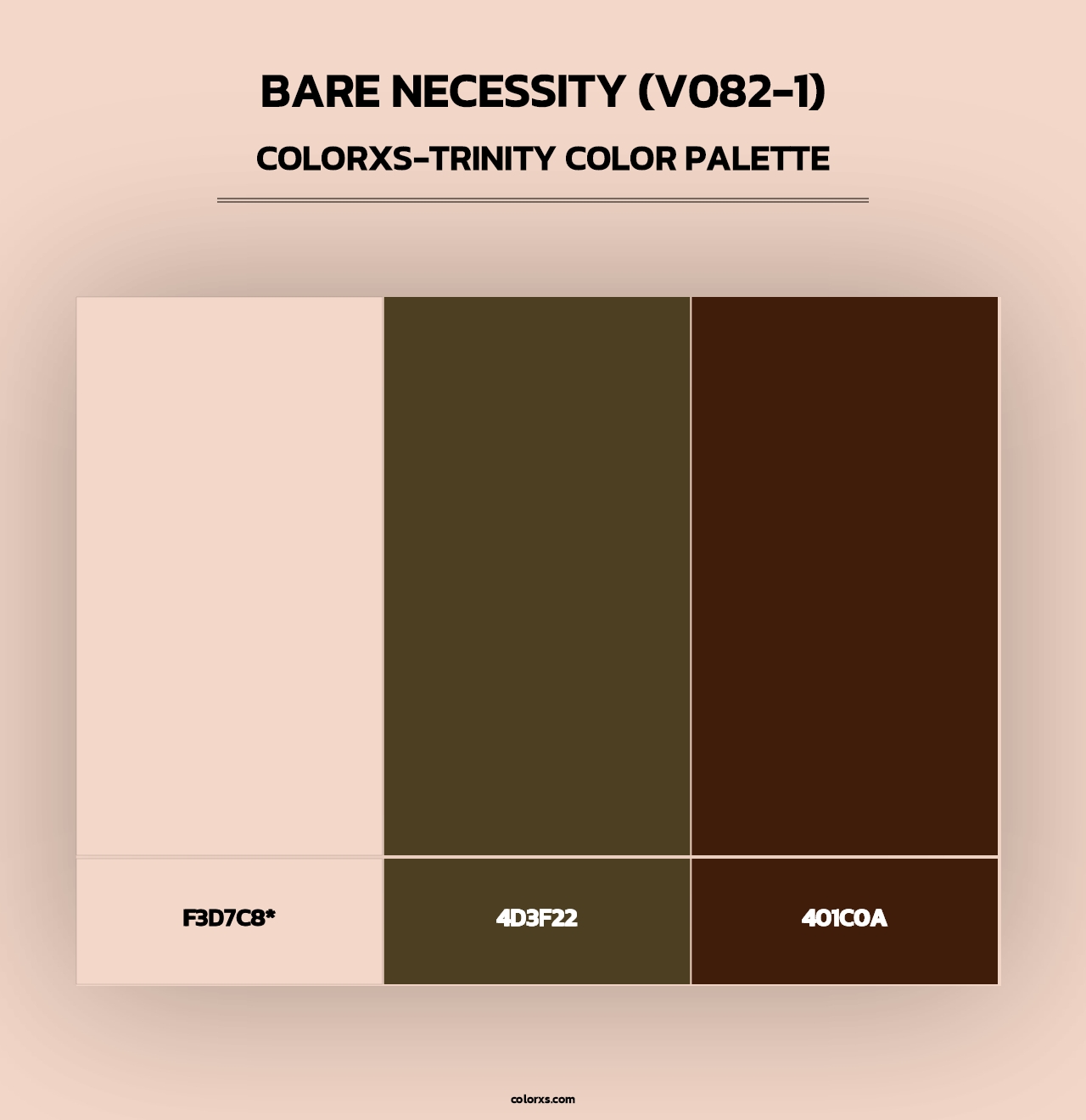 Bare Necessity (V082-1) - Colorxs Trinity Palette