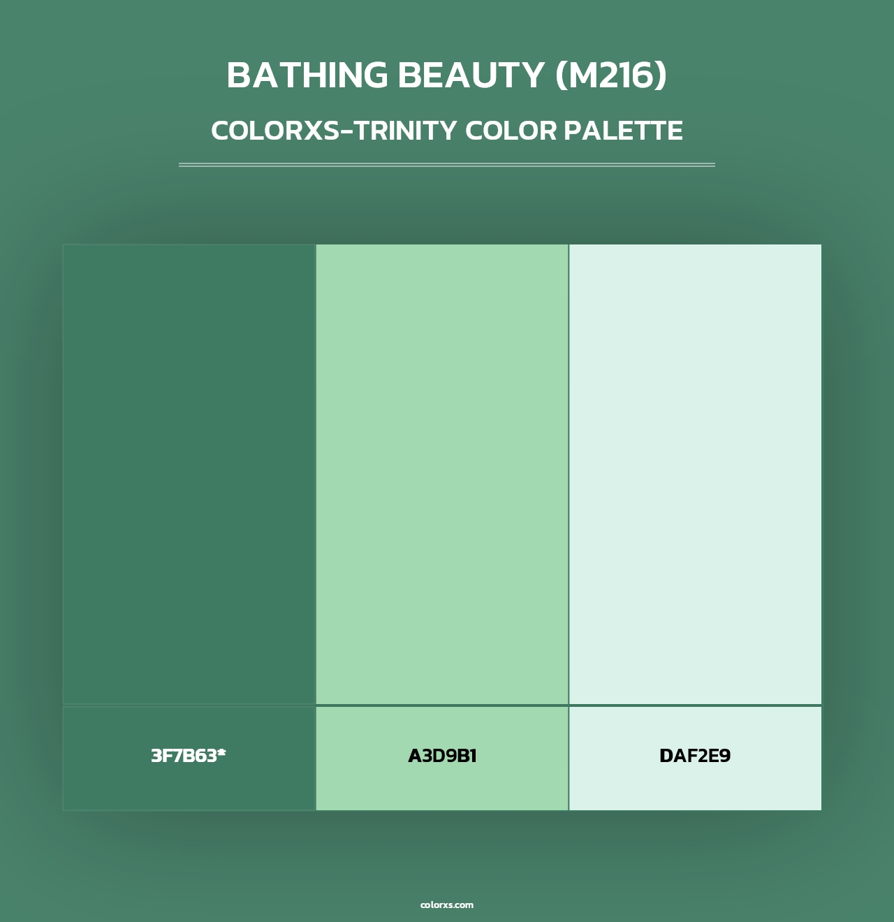 Bathing Beauty (M216) - Colorxs Trinity Palette