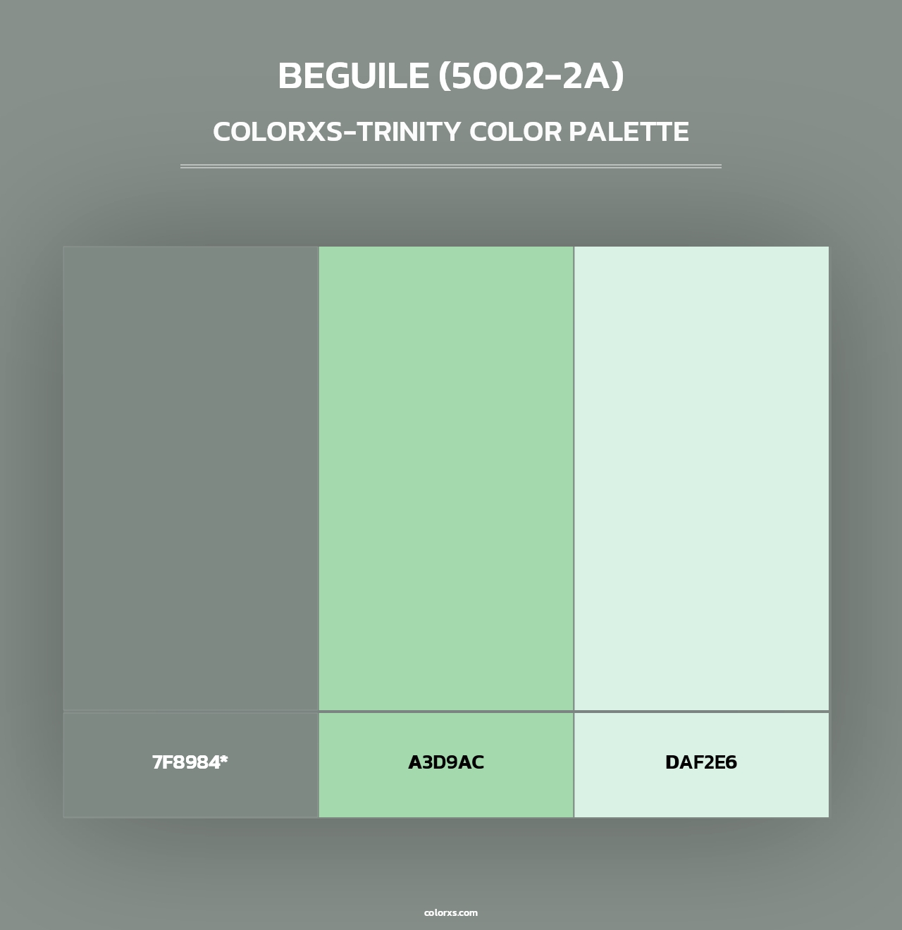 Beguile (5002-2A) - Colorxs Trinity Palette