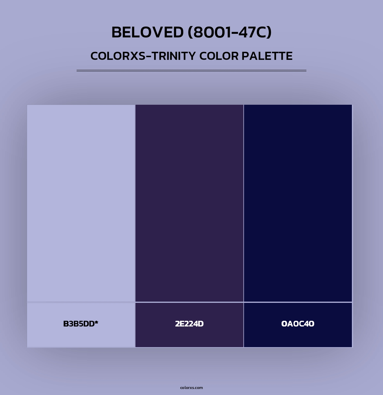 Beloved (8001-47C) - Colorxs Trinity Palette