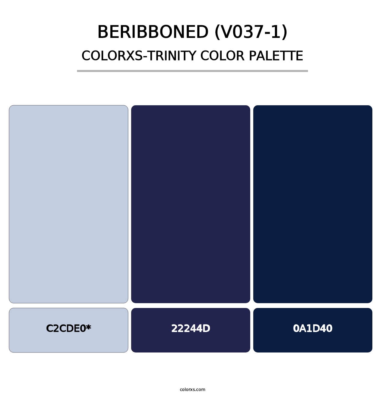Beribboned (V037-1) - Colorxs Trinity Palette