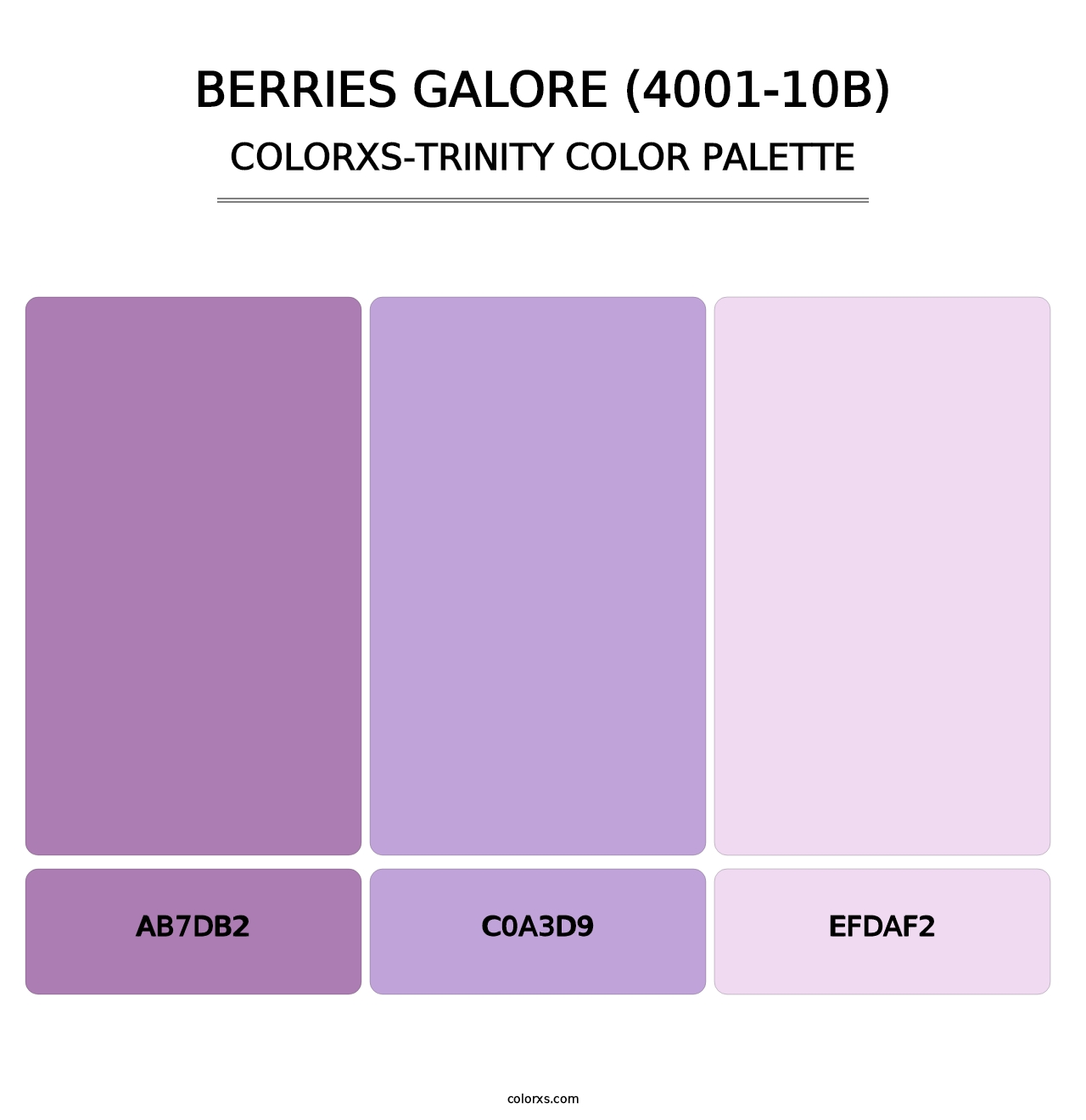 Berries Galore (4001-10B) - Colorxs Trinity Palette