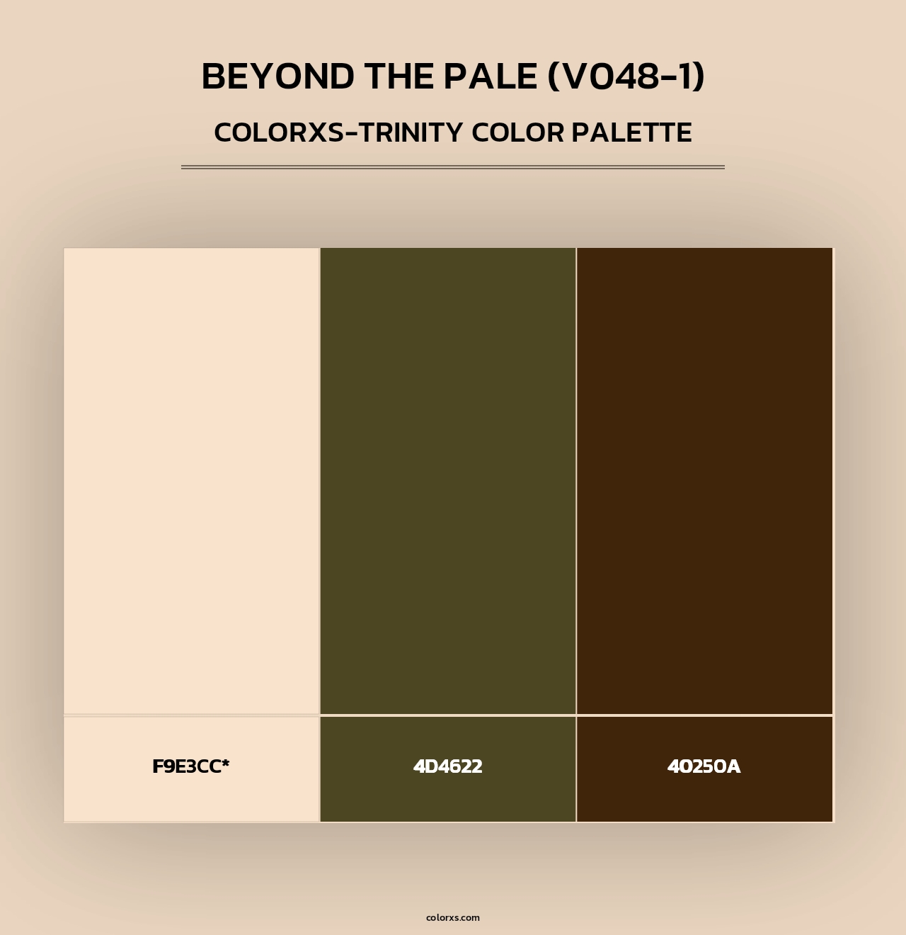Beyond the Pale (V048-1) - Colorxs Trinity Palette