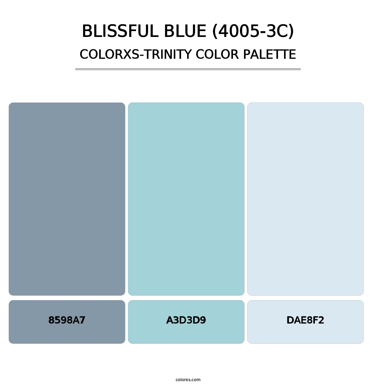 Blissful Blue (4005-3C) - Colorxs Trinity Palette