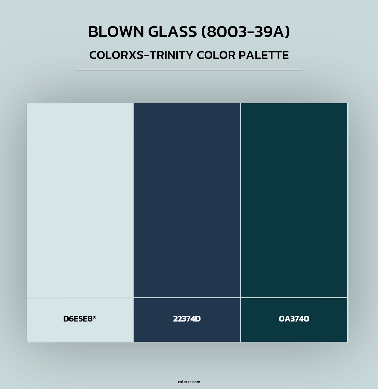 Blown Glass (8003-39A) - Colorxs Trinity Palette