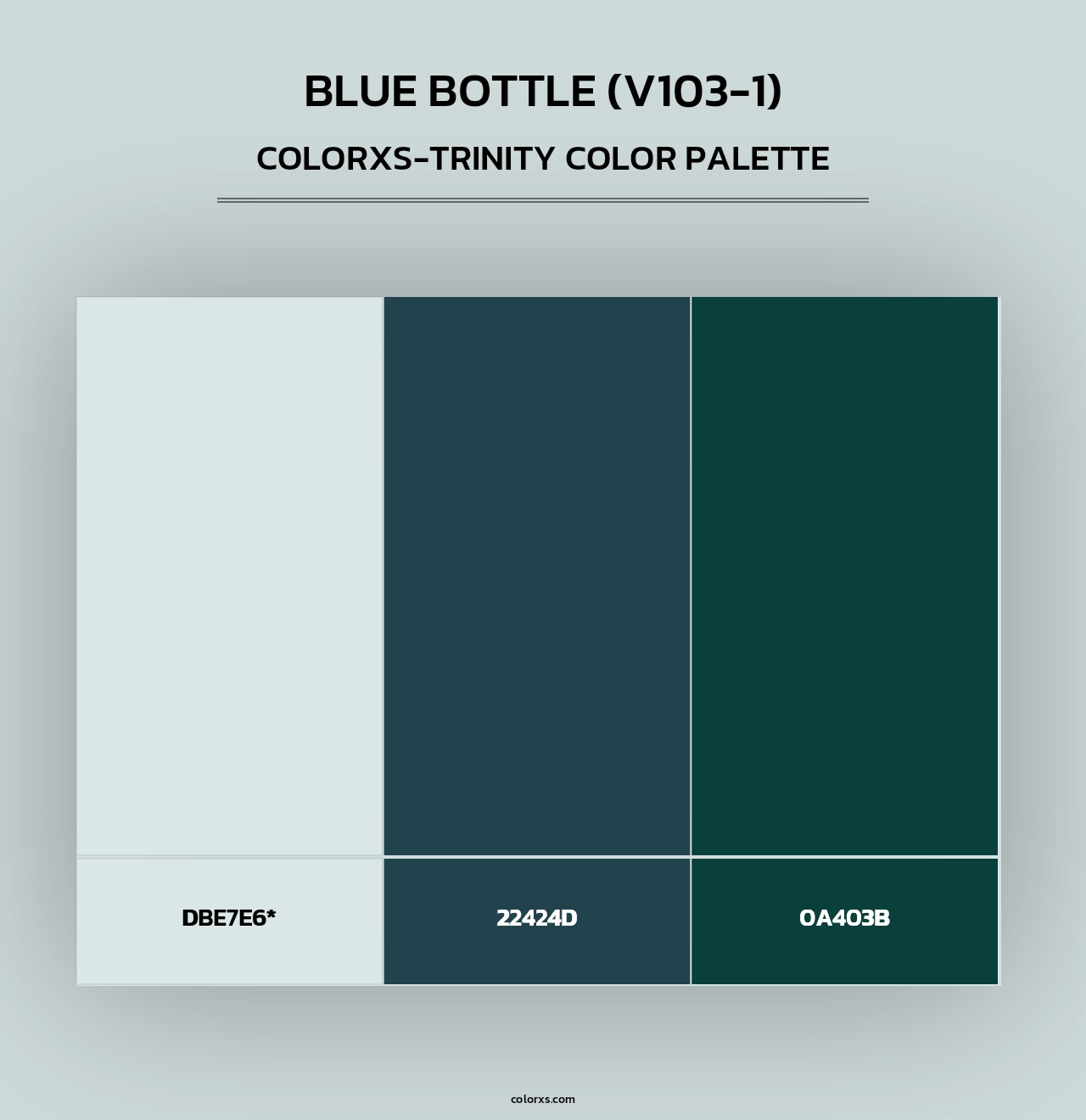 Blue Bottle (V103-1) - Colorxs Trinity Palette
