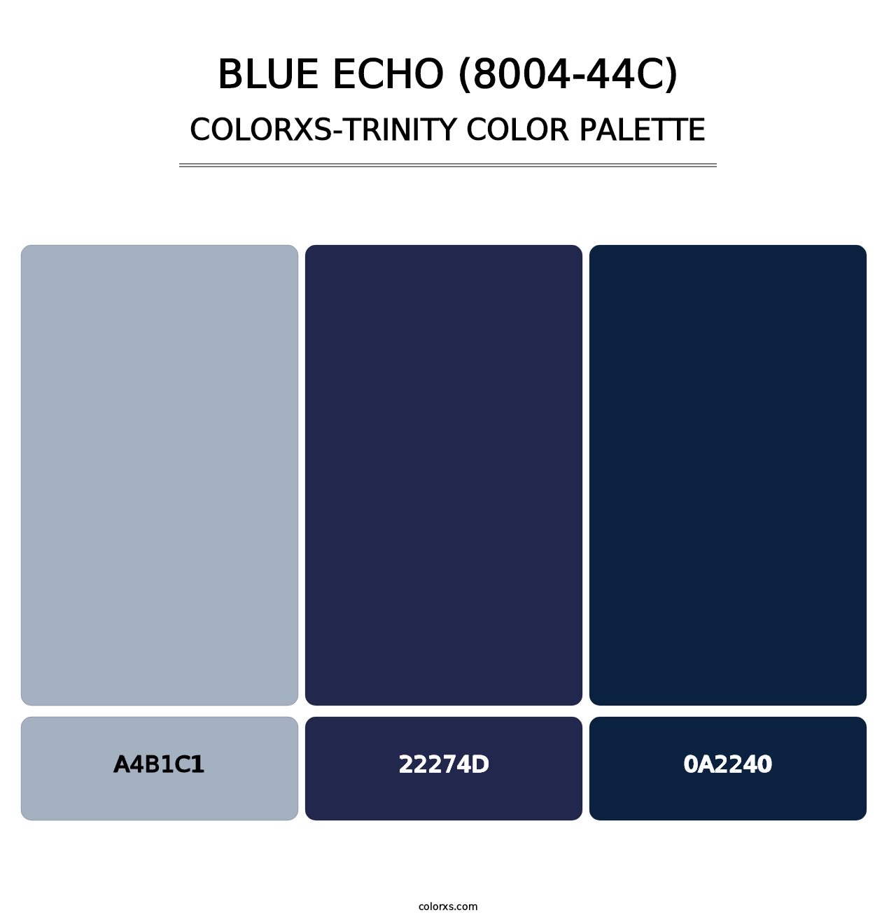 Blue Echo (8004-44C) - Colorxs Trinity Palette
