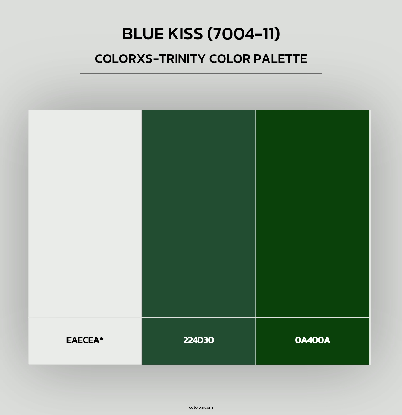 Blue Kiss (7004-11) - Colorxs Trinity Palette