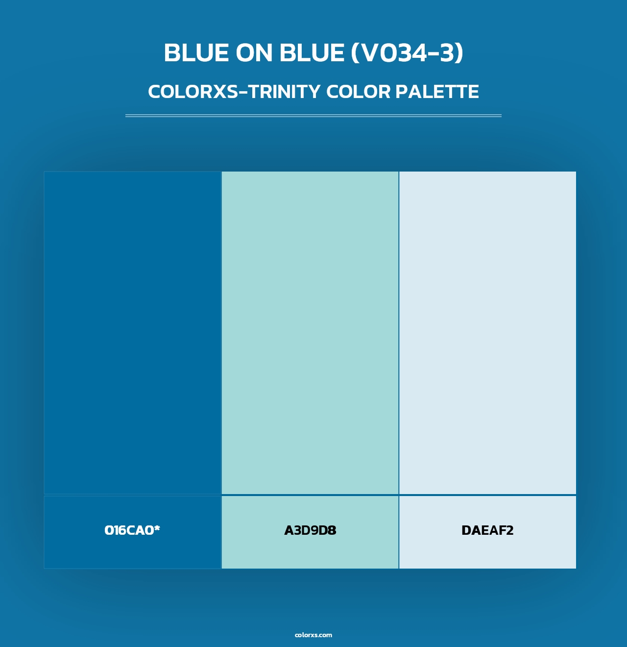 Blue on Blue (V034-3) - Colorxs Trinity Palette