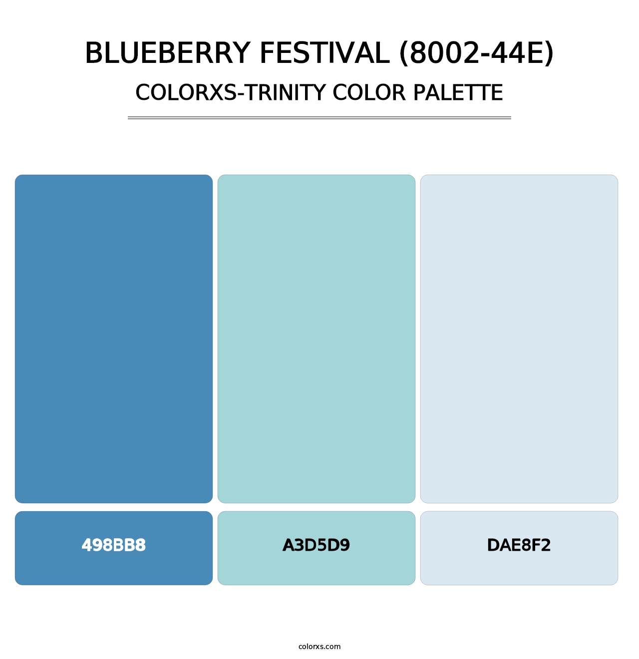 Blueberry Festival (8002-44E) - Colorxs Trinity Palette