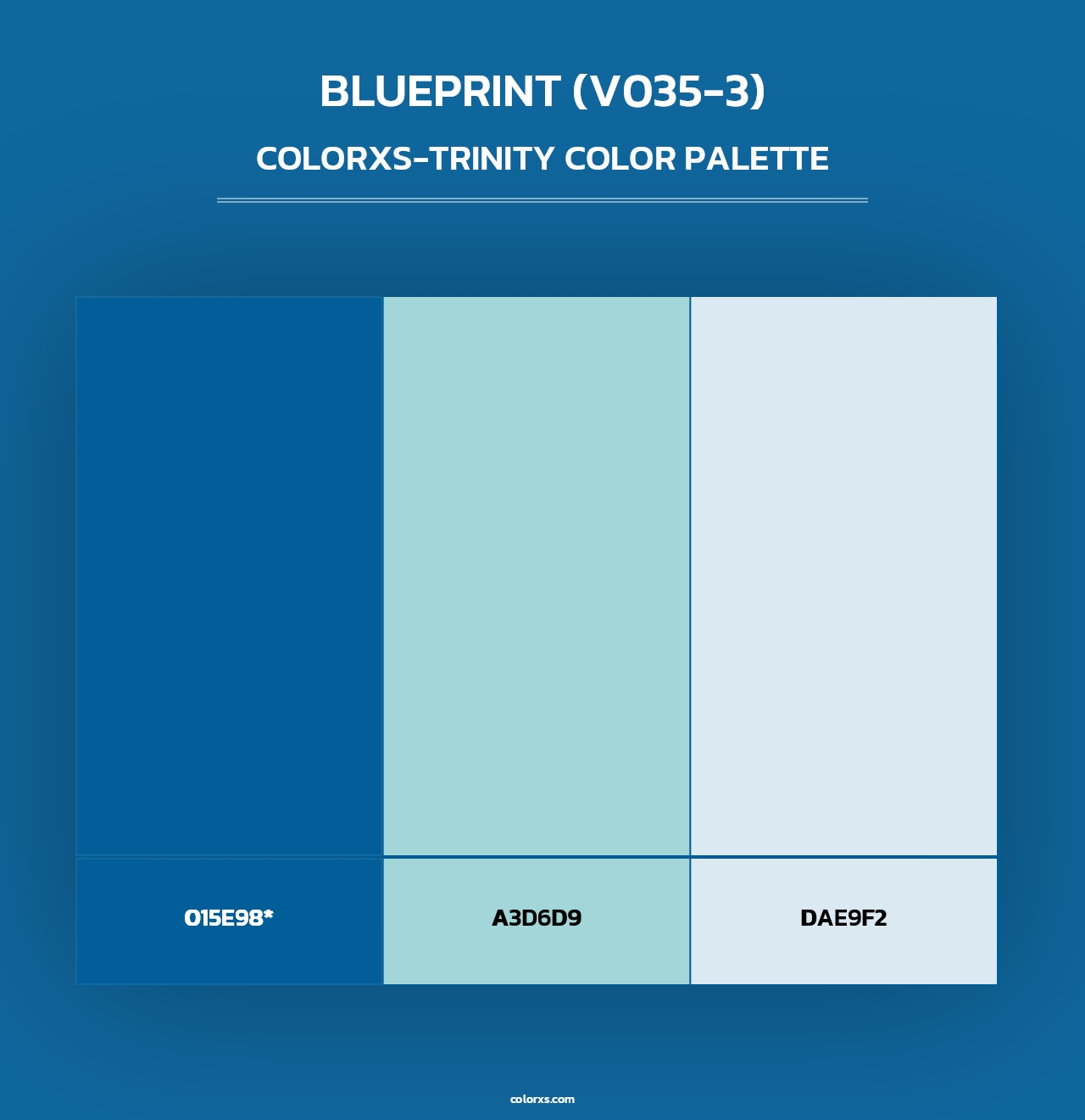 Blueprint (V035-3) - Colorxs Trinity Palette