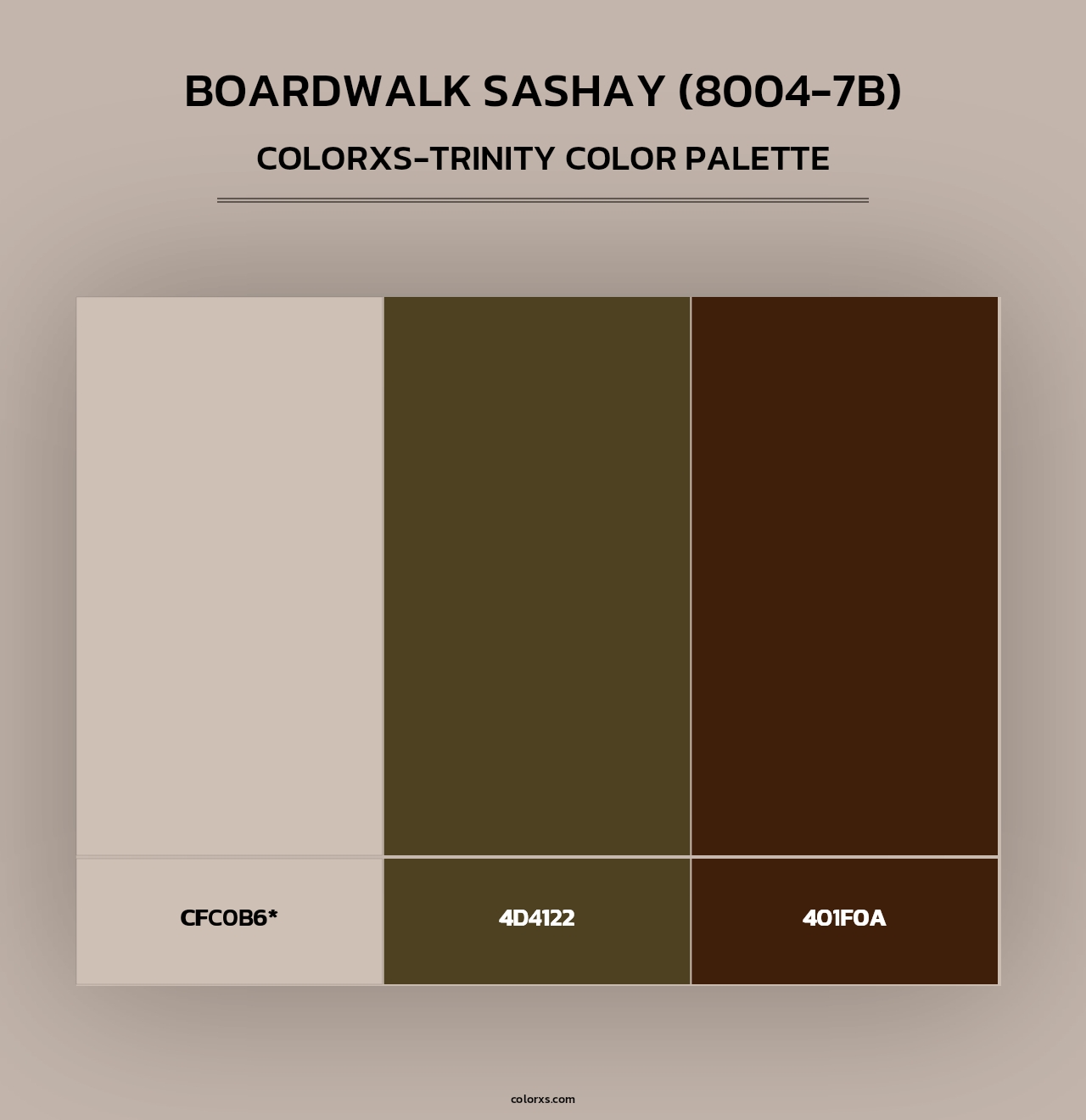 Boardwalk Sashay (8004-7B) - Colorxs Trinity Palette