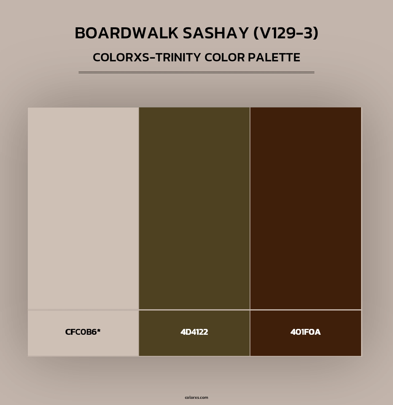 Boardwalk Sashay (V129-3) - Colorxs Trinity Palette