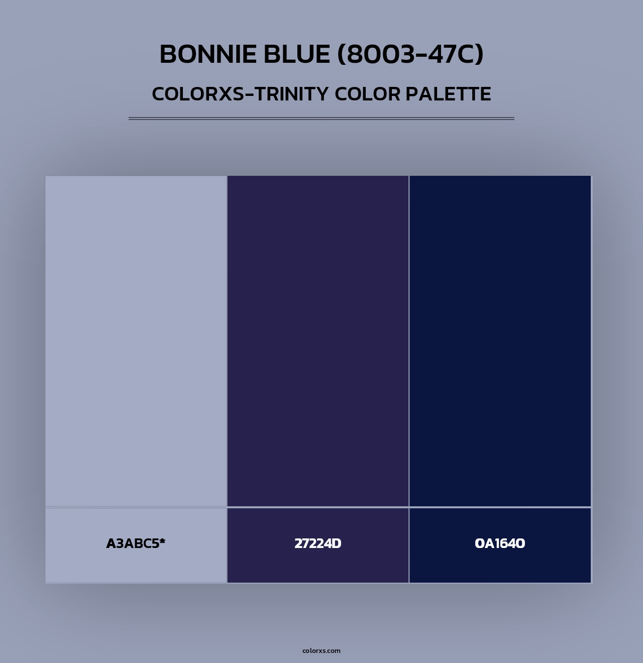 Bonnie Blue (8003-47C) - Colorxs Trinity Palette
