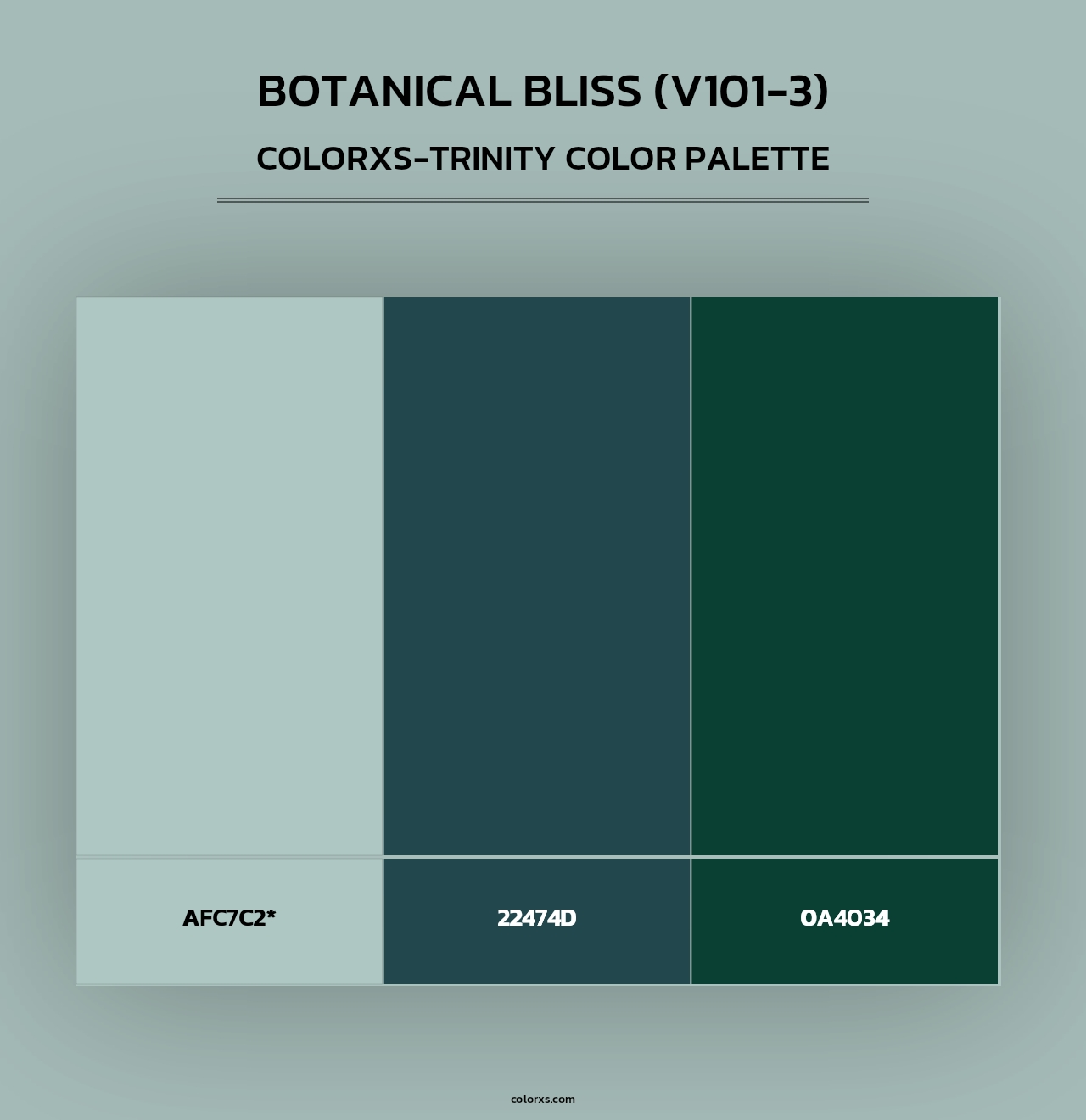 Botanical Bliss (V101-3) - Colorxs Trinity Palette