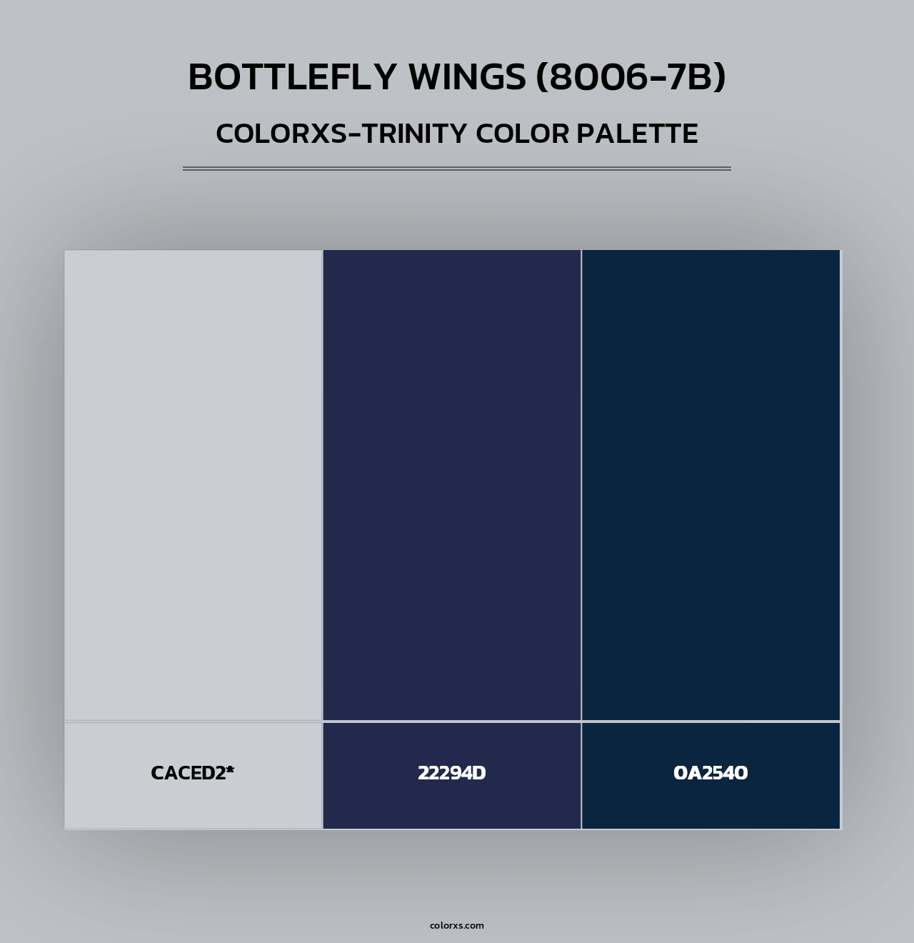 Bottlefly Wings (8006-7B) - Colorxs Trinity Palette