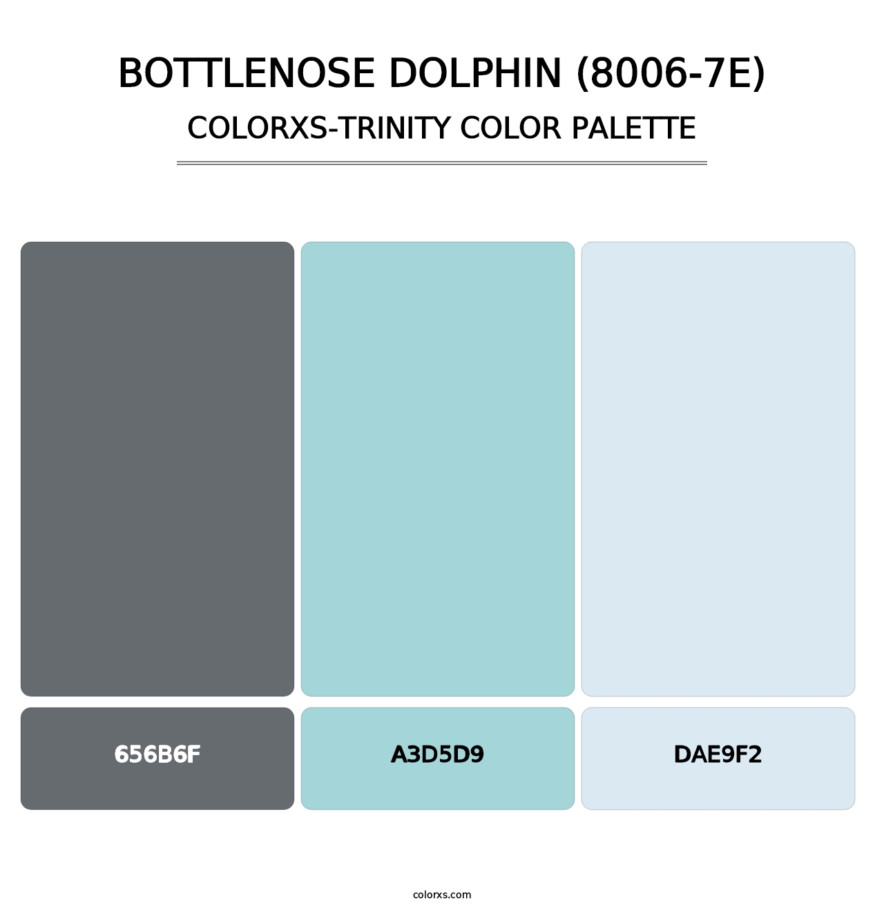 Bottlenose Dolphin (8006-7E) - Colorxs Trinity Palette
