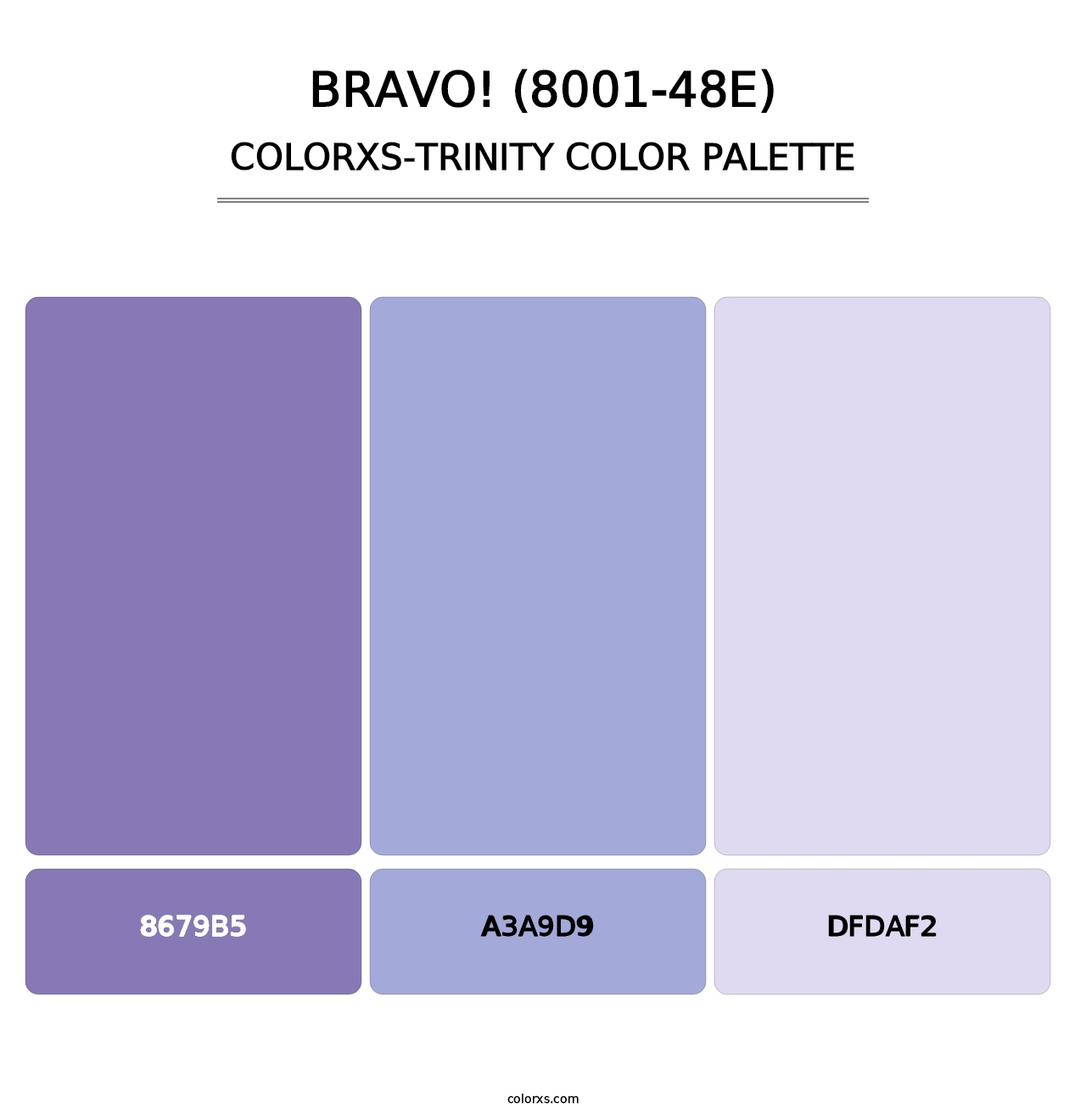 Bravo! (8001-48E) - Colorxs Trinity Palette