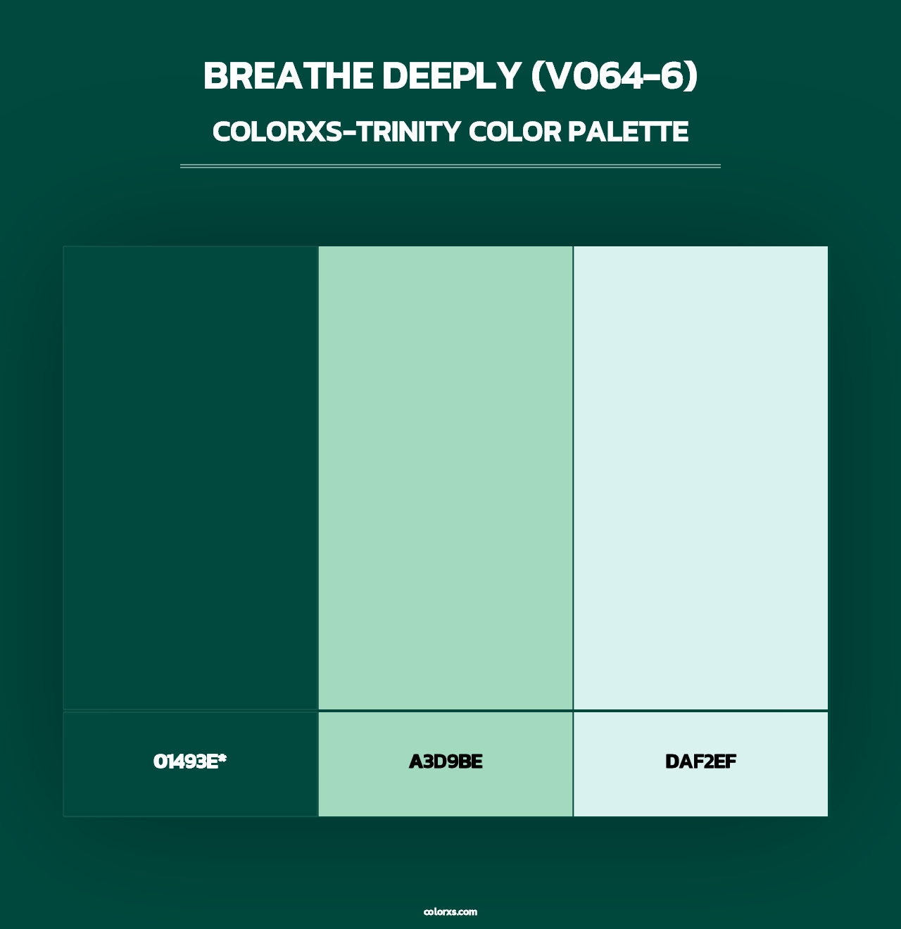 Breathe Deeply (V064-6) - Colorxs Trinity Palette