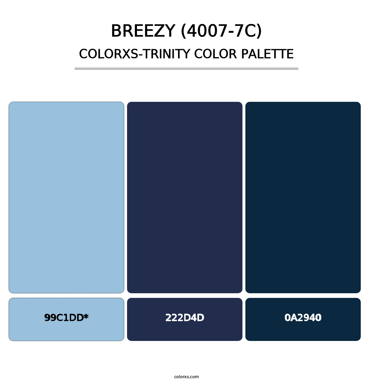 Breezy (4007-7C) - Colorxs Trinity Palette