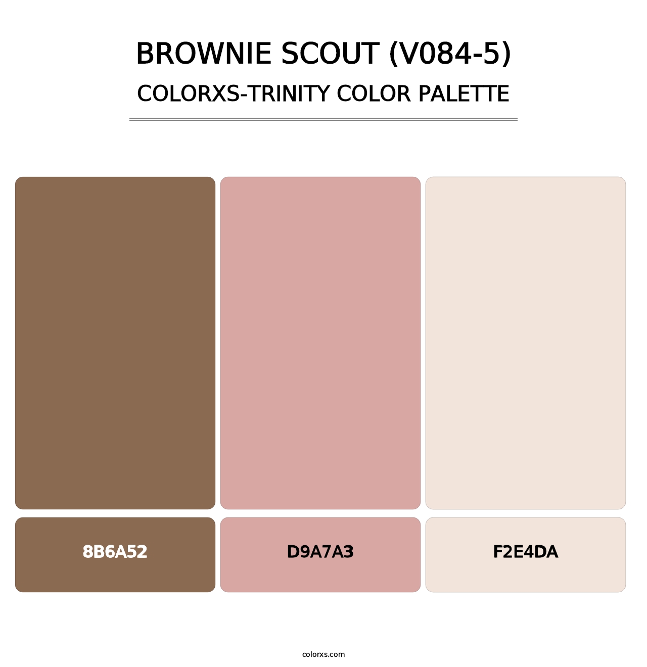 Brownie Scout (V084-5) - Colorxs Trinity Palette