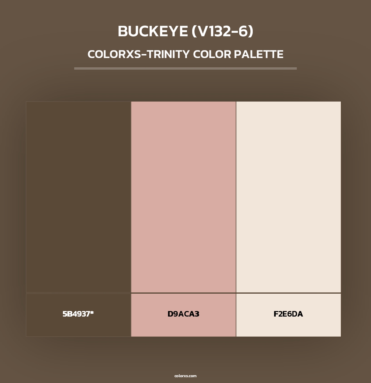 Buckeye (V132-6) - Colorxs Trinity Palette