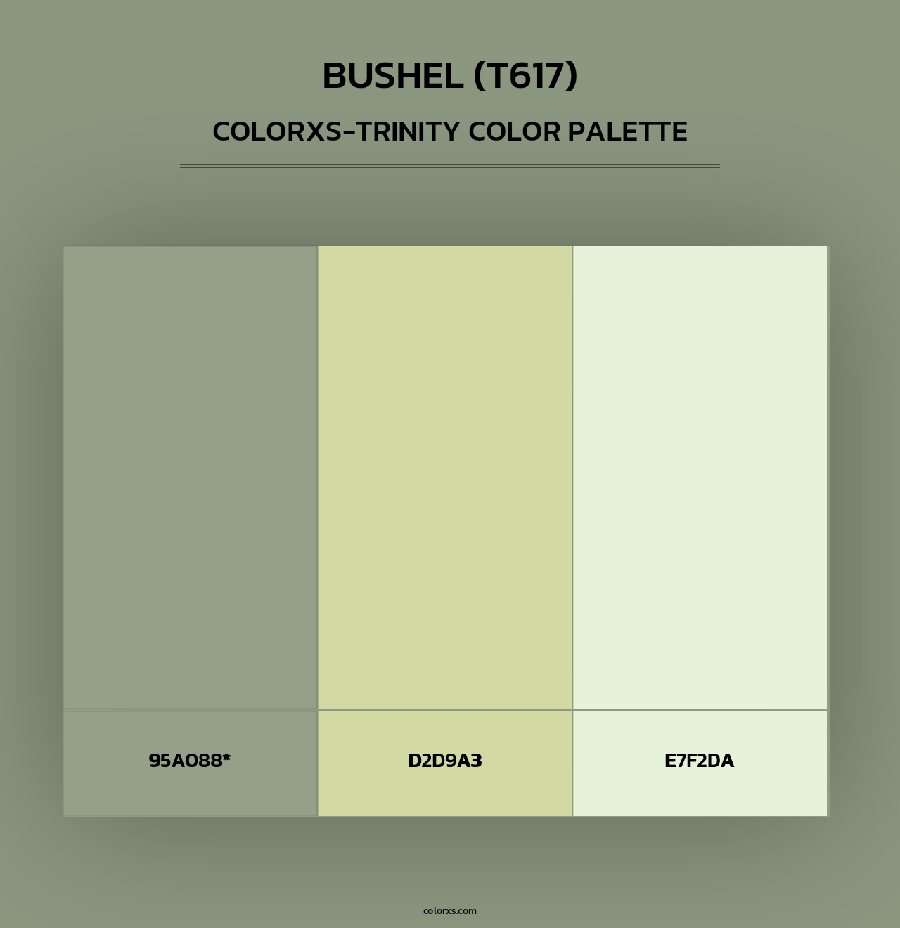 Bushel (T617) - Colorxs Trinity Palette