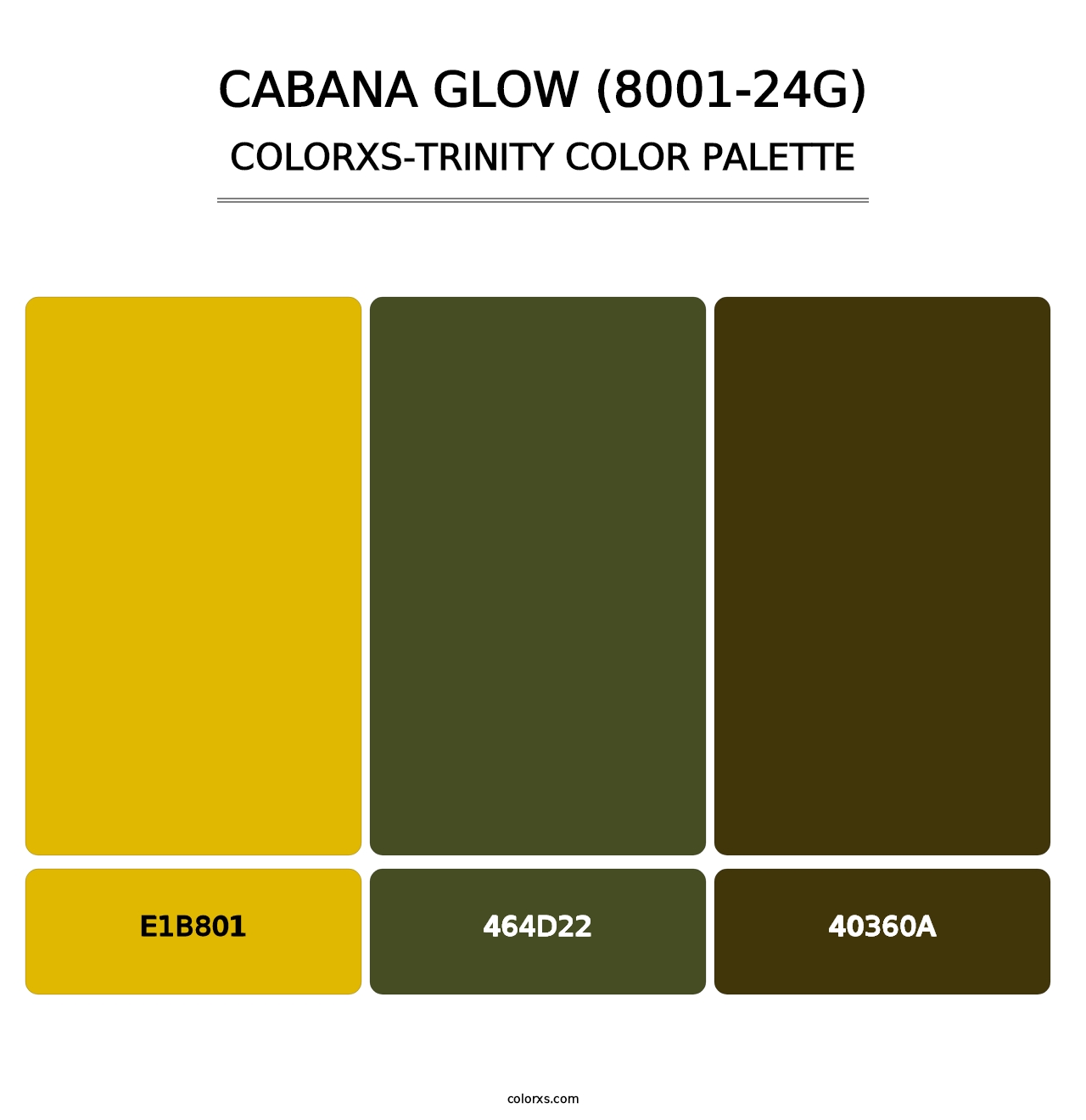 Cabana Glow (8001-24G) - Colorxs Trinity Palette