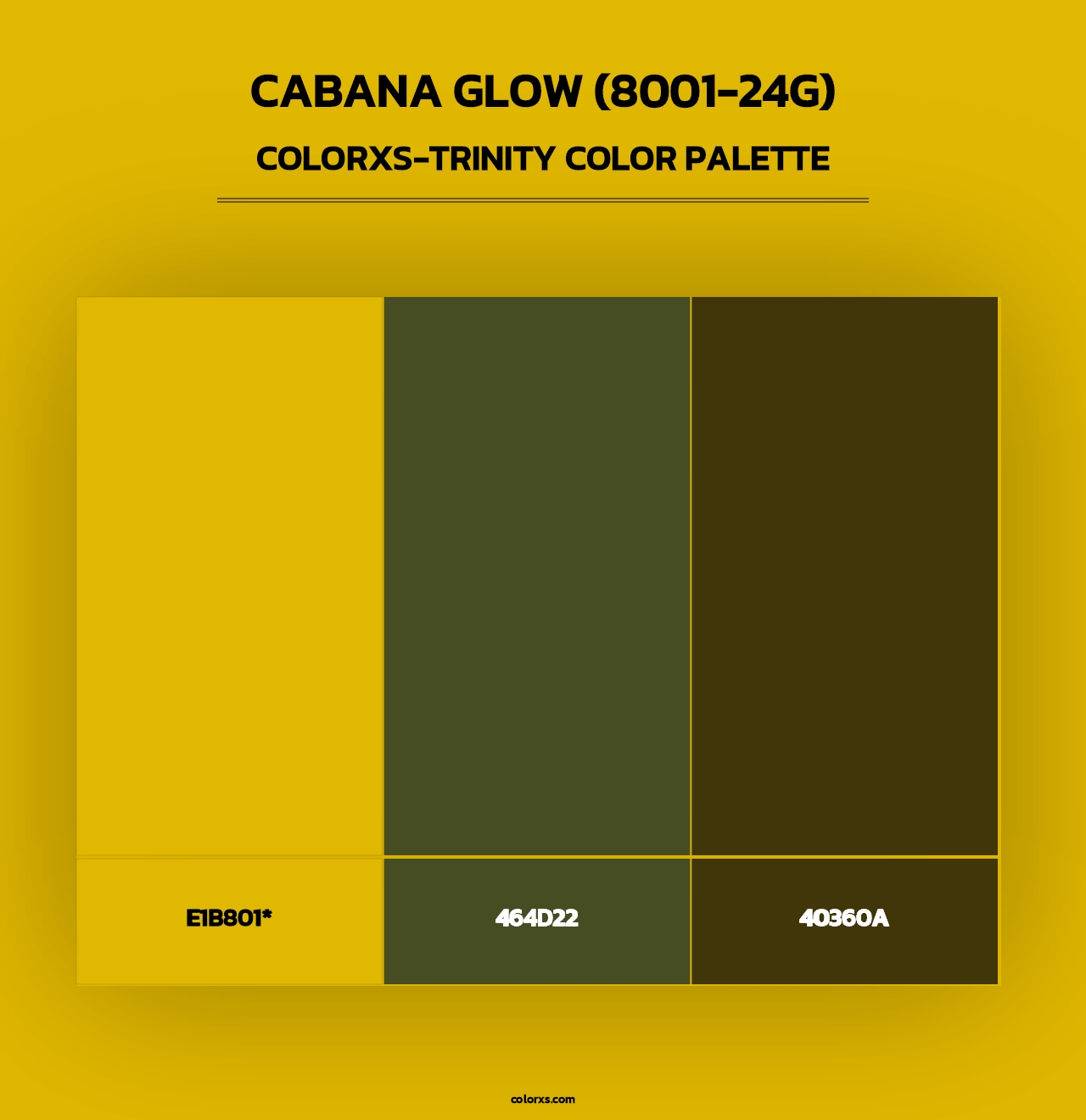 Cabana Glow (8001-24G) - Colorxs Trinity Palette