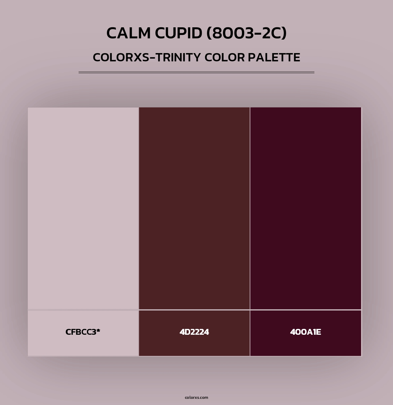 Calm Cupid (8003-2C) - Colorxs Trinity Palette