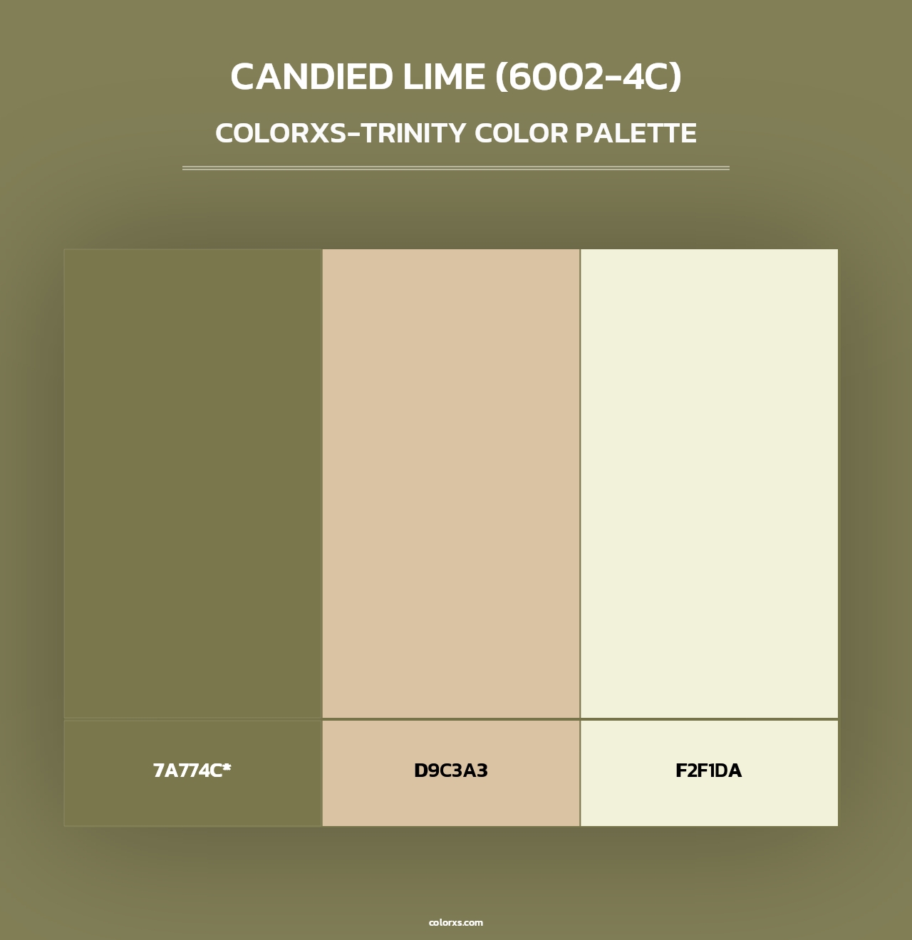 Candied Lime (6002-4C) - Colorxs Trinity Palette