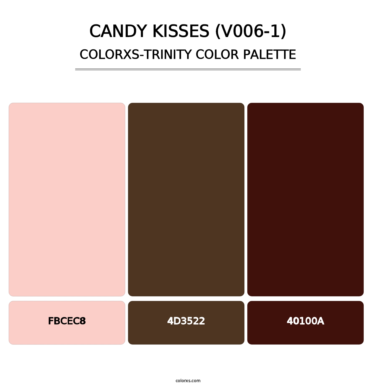 Candy Kisses (V006-1) - Colorxs Trinity Palette