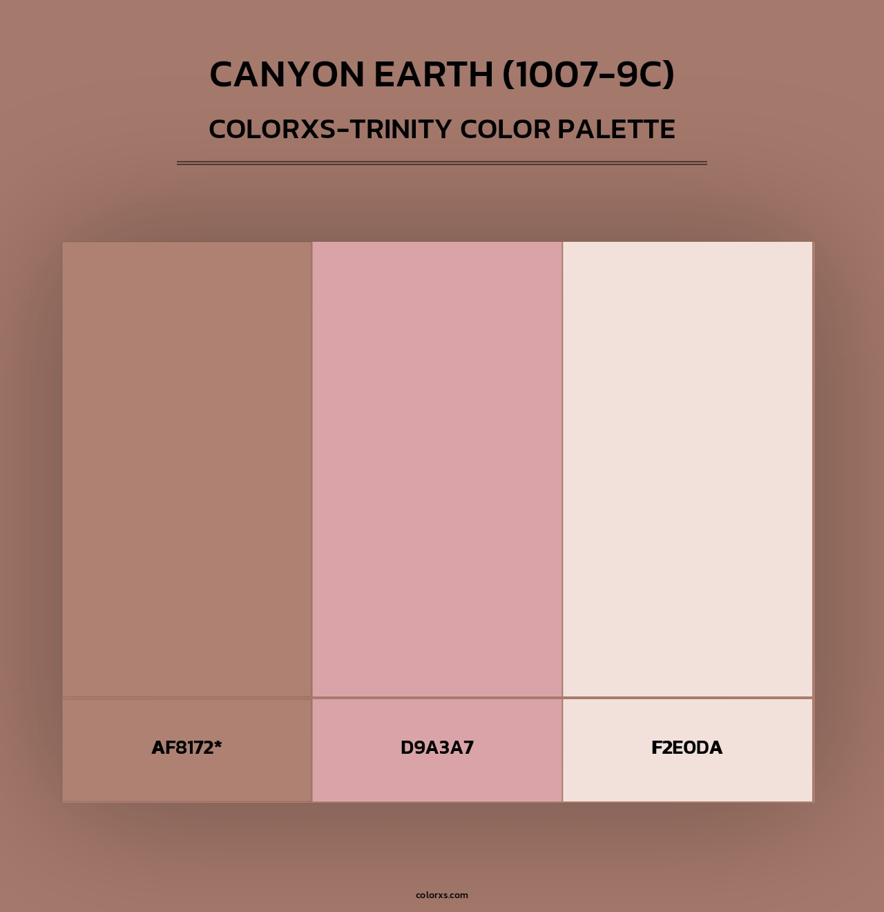 Canyon Earth (1007-9C) - Colorxs Trinity Palette