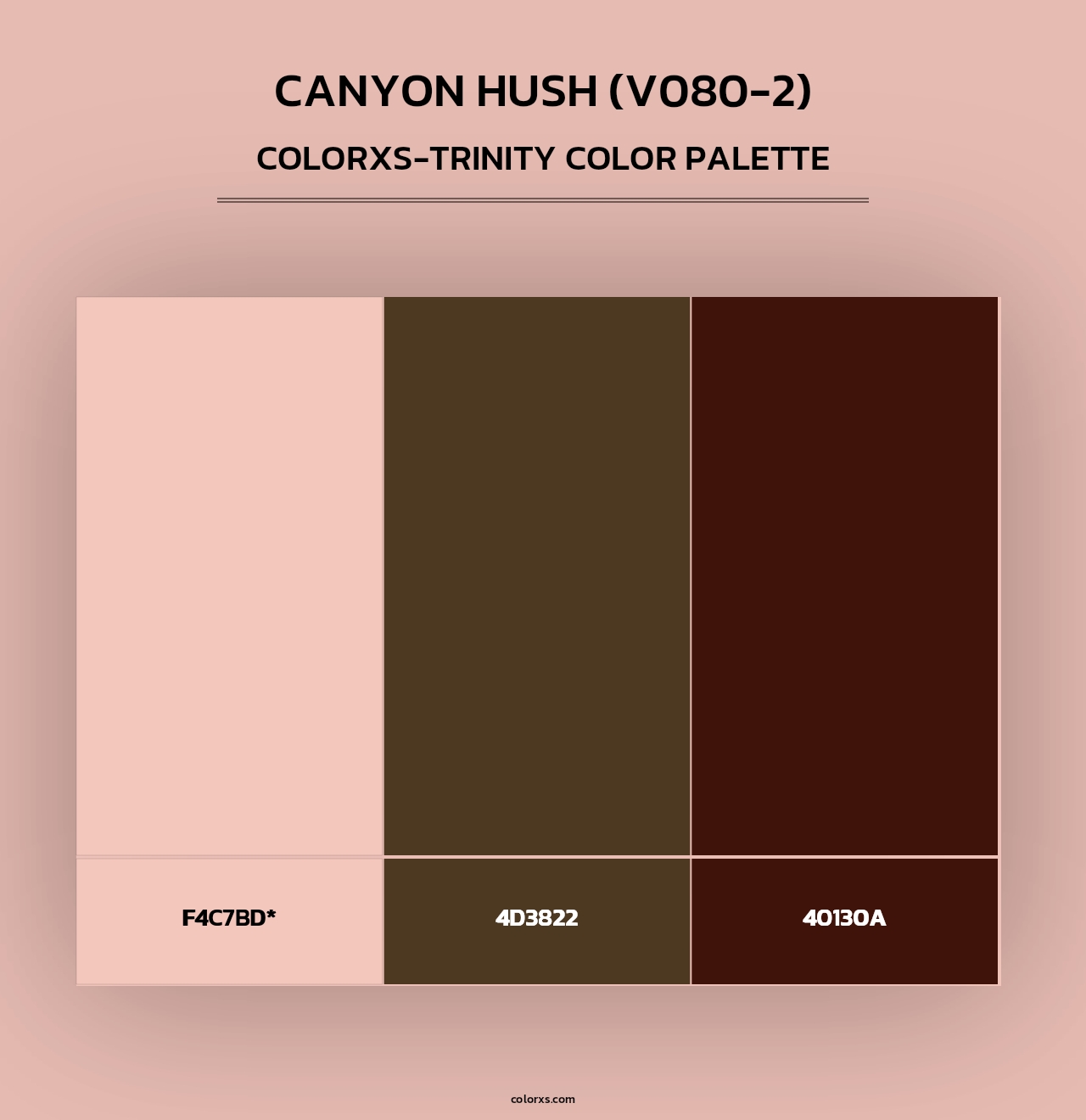 Canyon Hush (V080-2) - Colorxs Trinity Palette