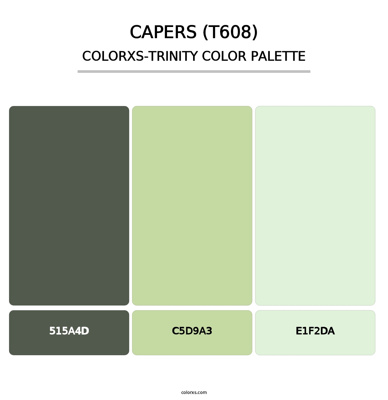 Capers (T608) - Colorxs Trinity Palette