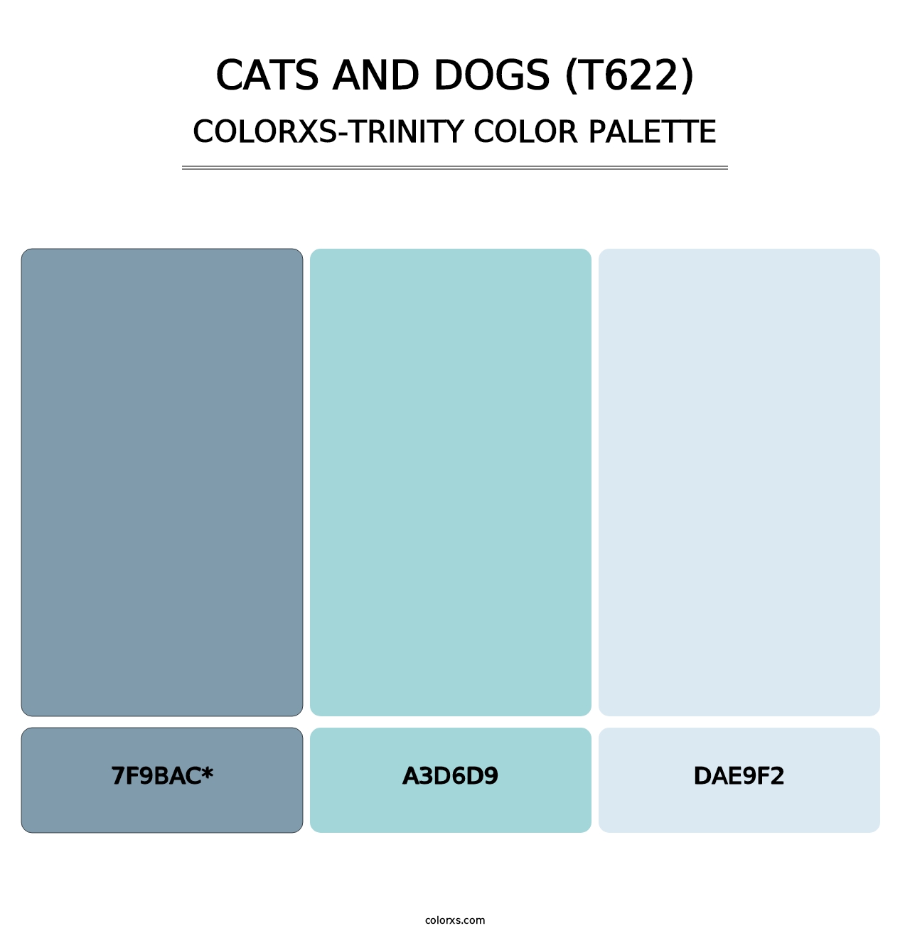 Cats and Dogs (T622) - Colorxs Trinity Palette