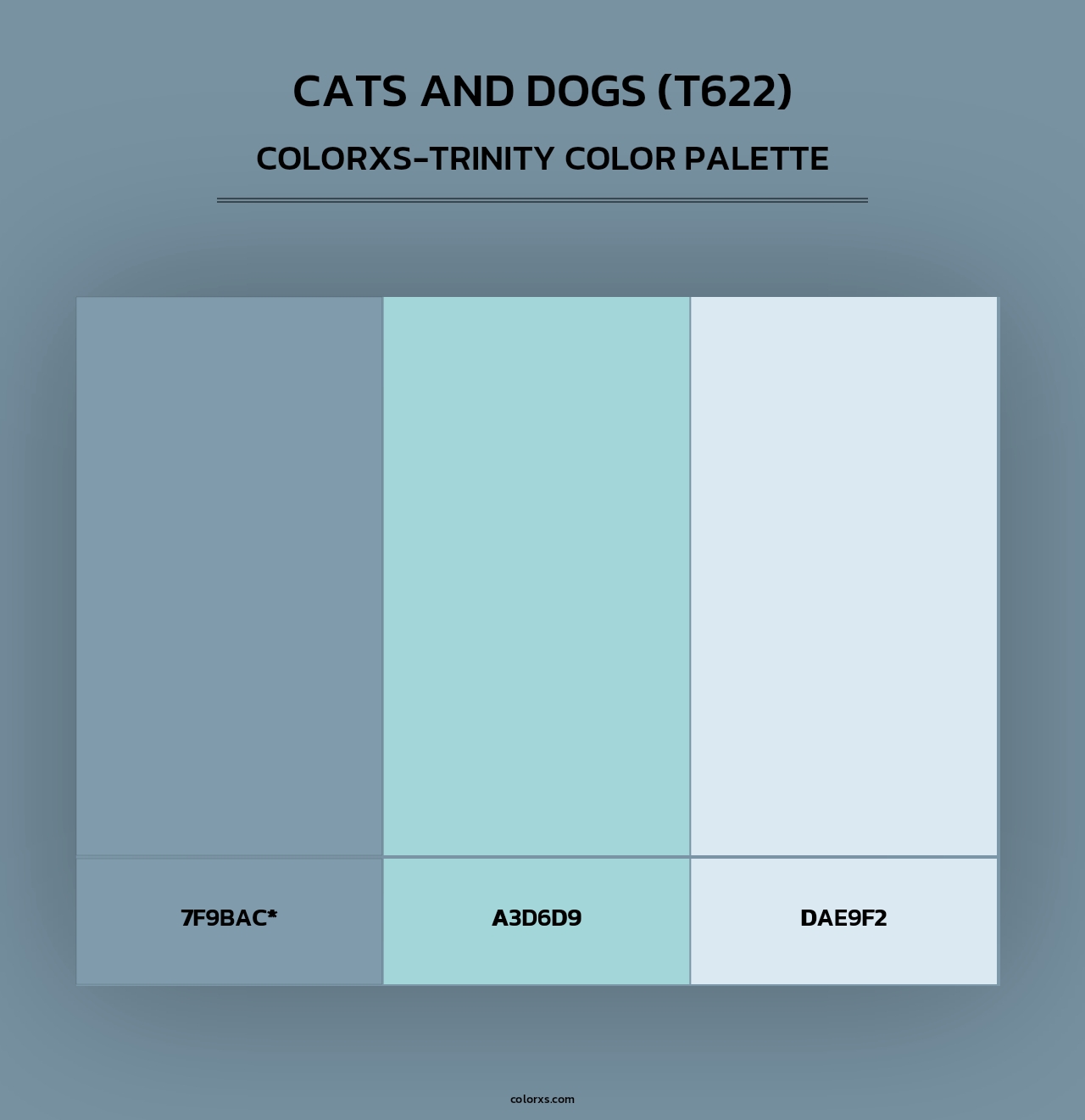 Cats and Dogs (T622) - Colorxs Trinity Palette