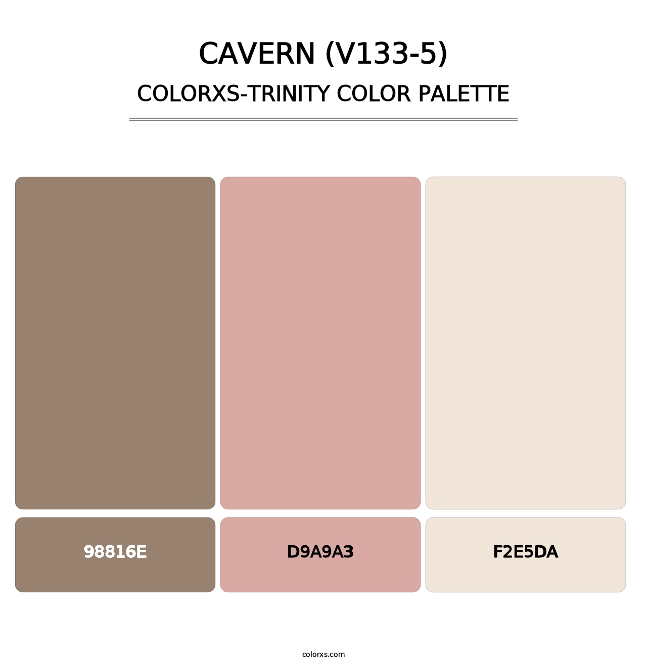 Cavern (V133-5) - Colorxs Trinity Palette